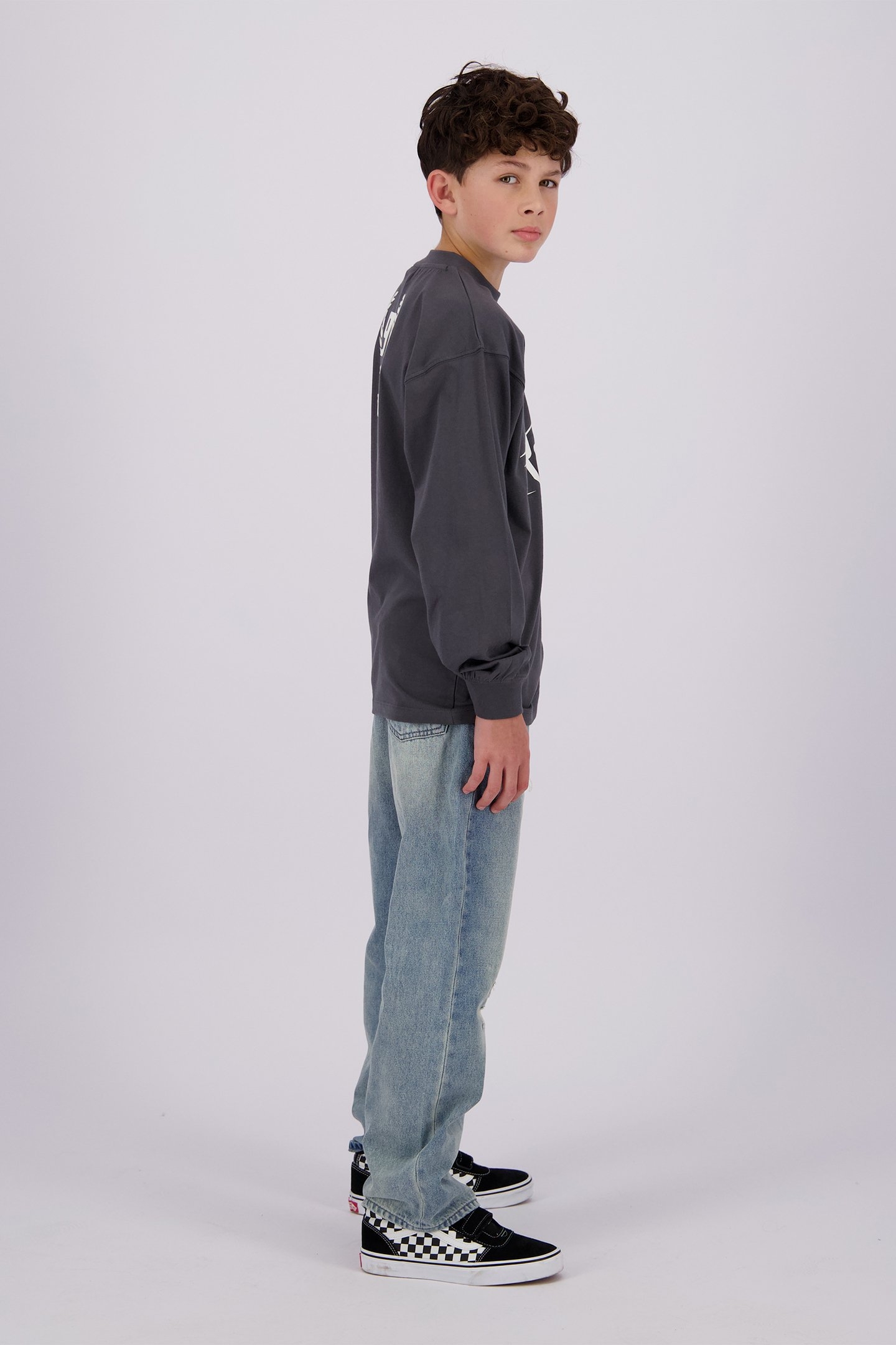 BOYS JITCH T-SHIRT DARK STONE 5
