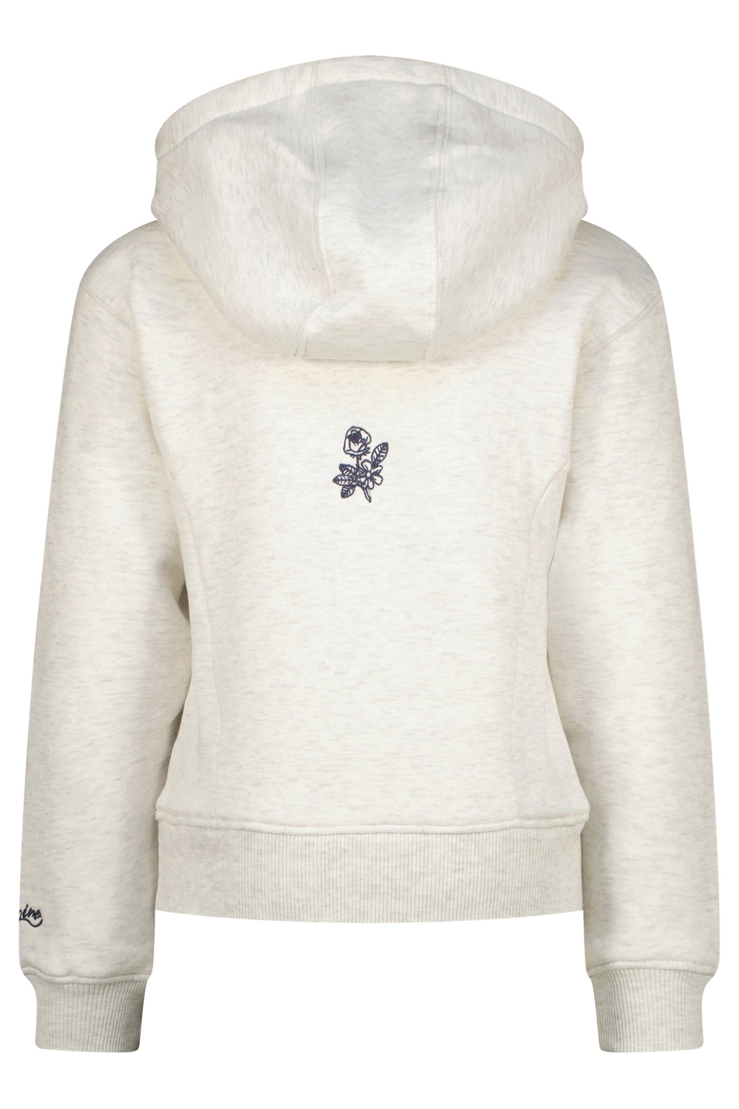 GIRLS NAMMIE HOODY LIGHT GREY MELEE 2