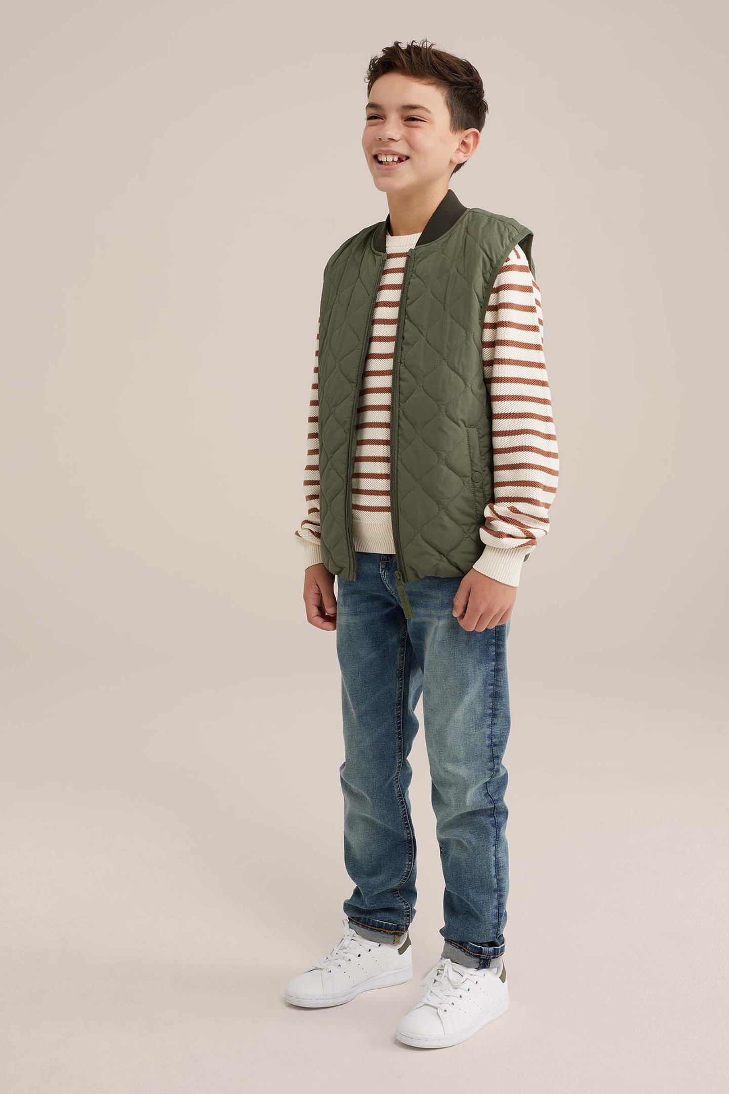 BODYWARMER ARMY GREEN 2