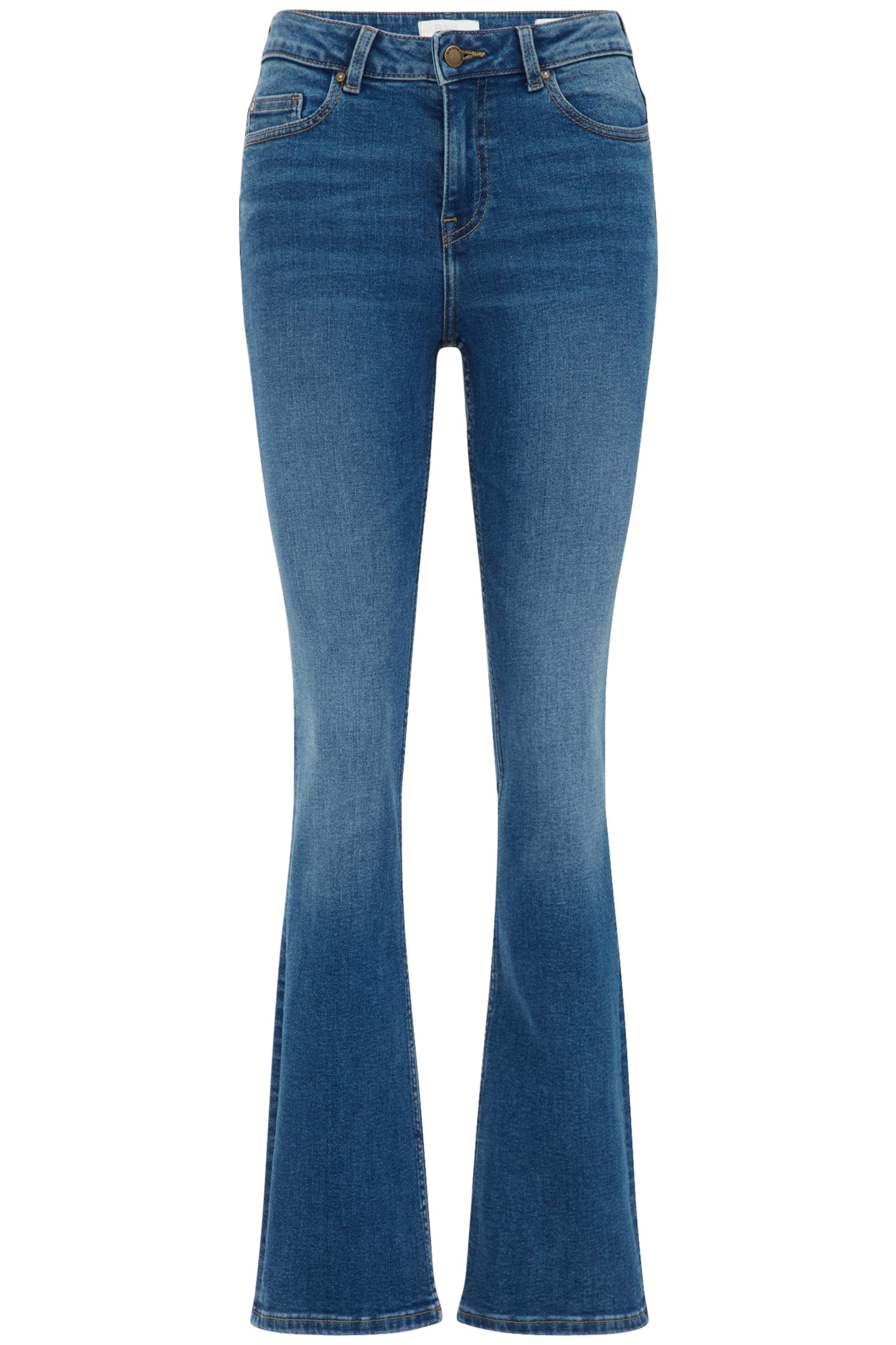 5-POCKET MID WAIST DARK BLUE 4