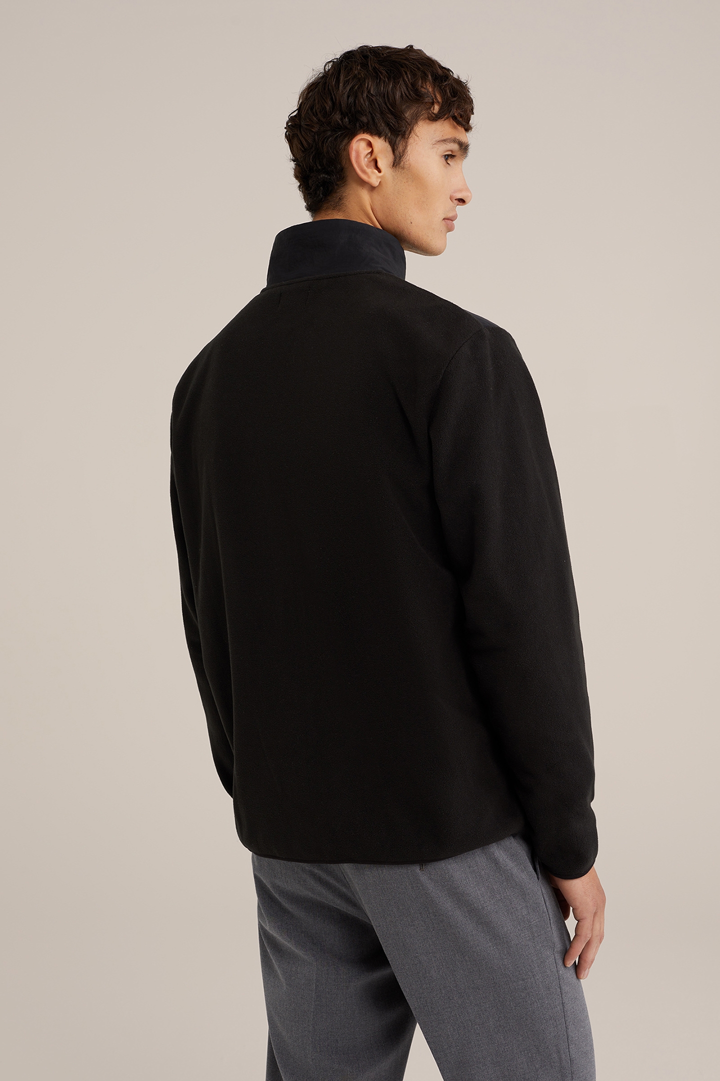 CARDIGAN WITH ZIPPER BLACK 2