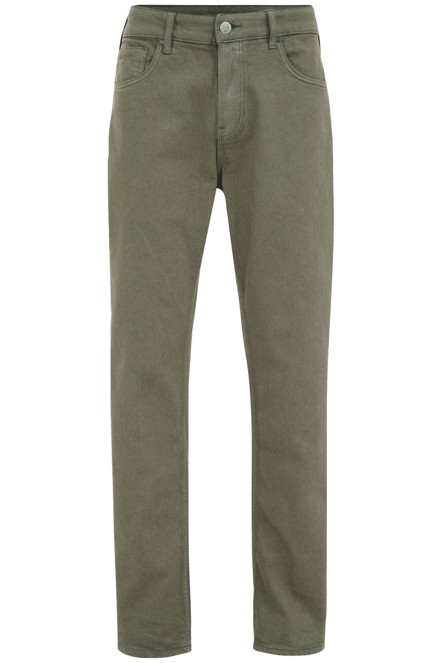 5-POCKET MID WAIST OLIVE GREEN 4