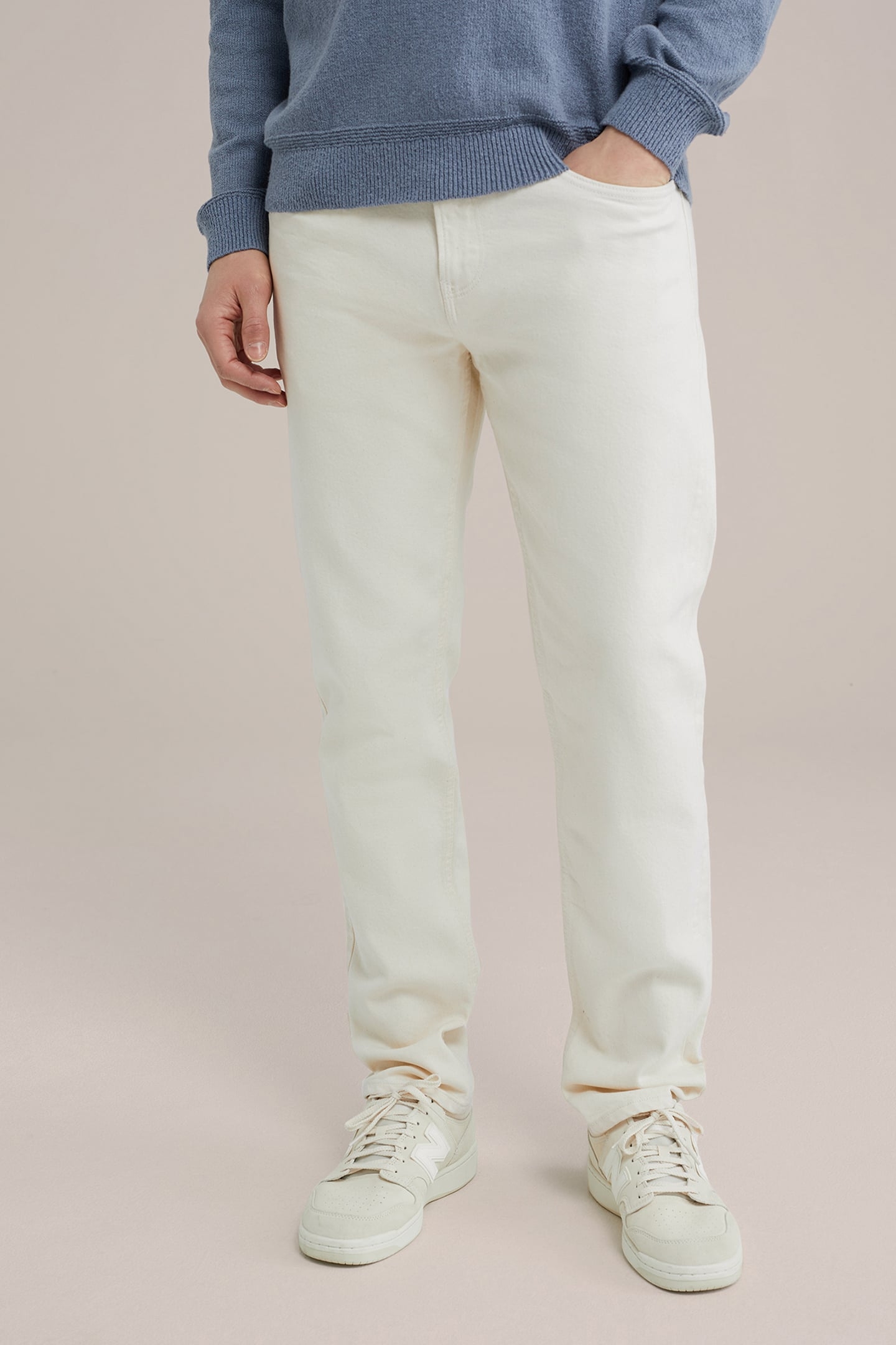 5-POCKET MID WAIST OFF-WHITE 1
