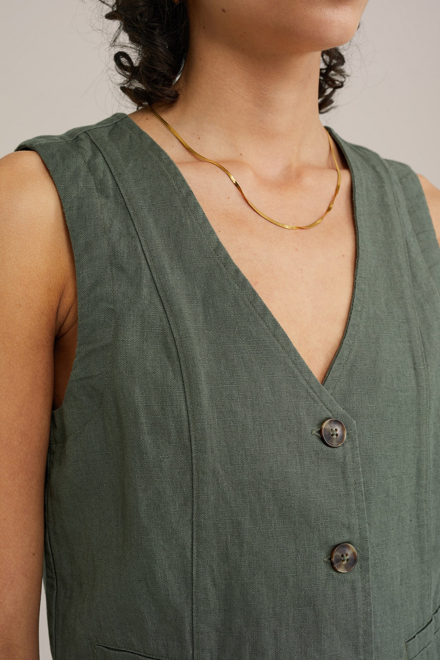 WAISTCOAT DARK GREEN 6