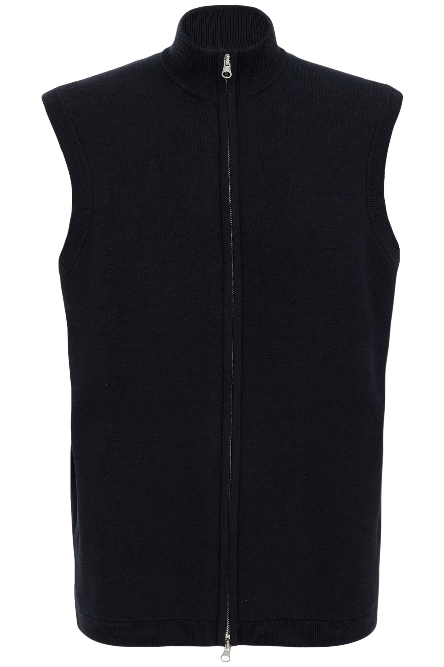 CARDIGAN WITH ZIPPER NAVY BLUE 4