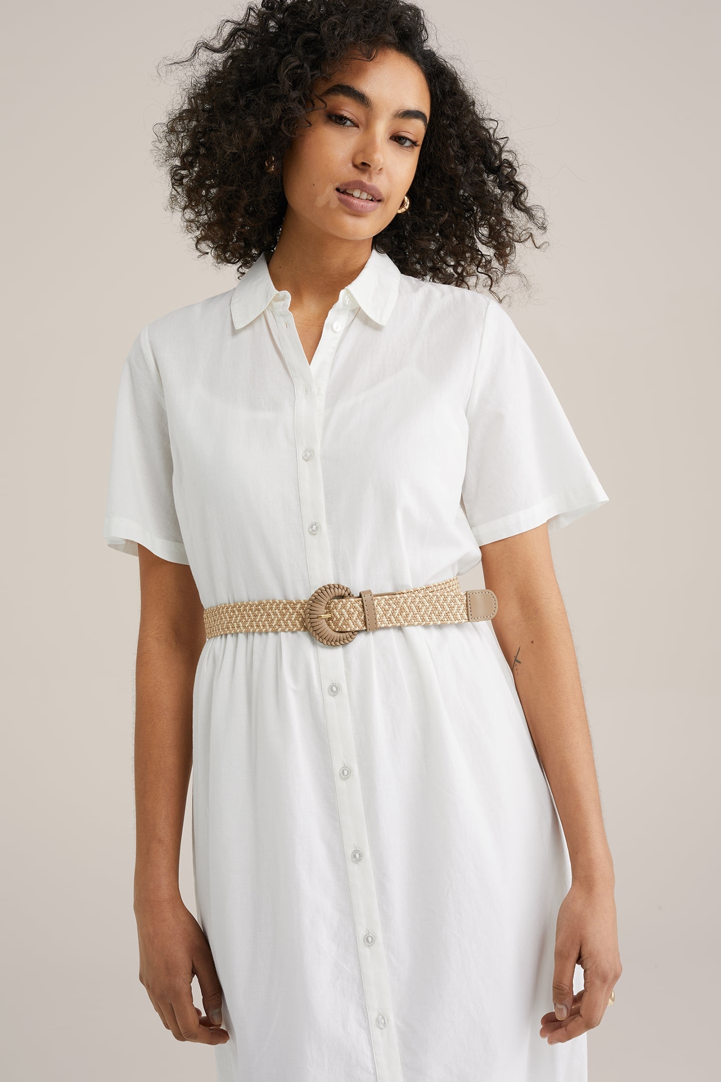 DRESS MID LENGTH WHITE 5