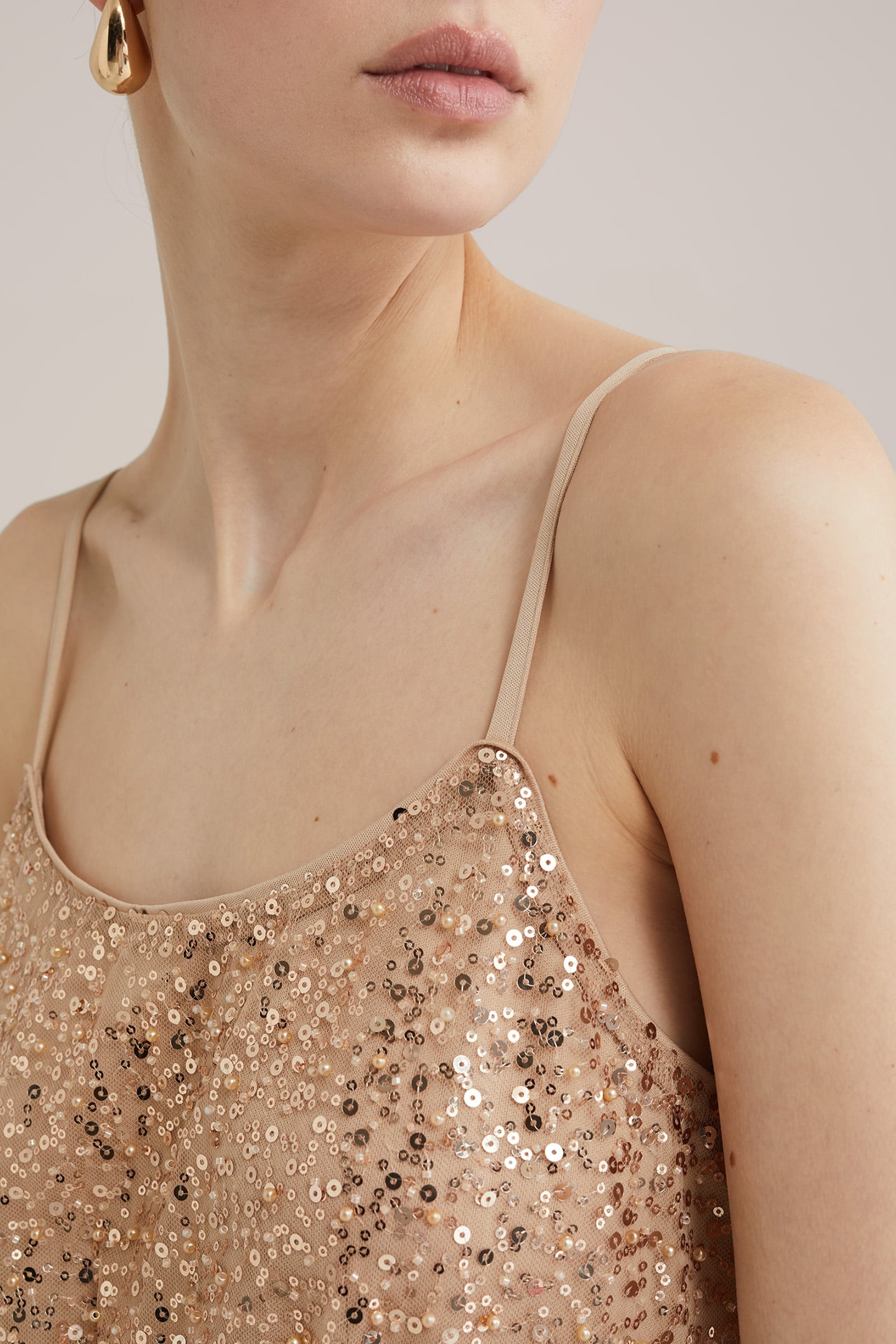 DRESS MAXI LENGTH GOLD 5