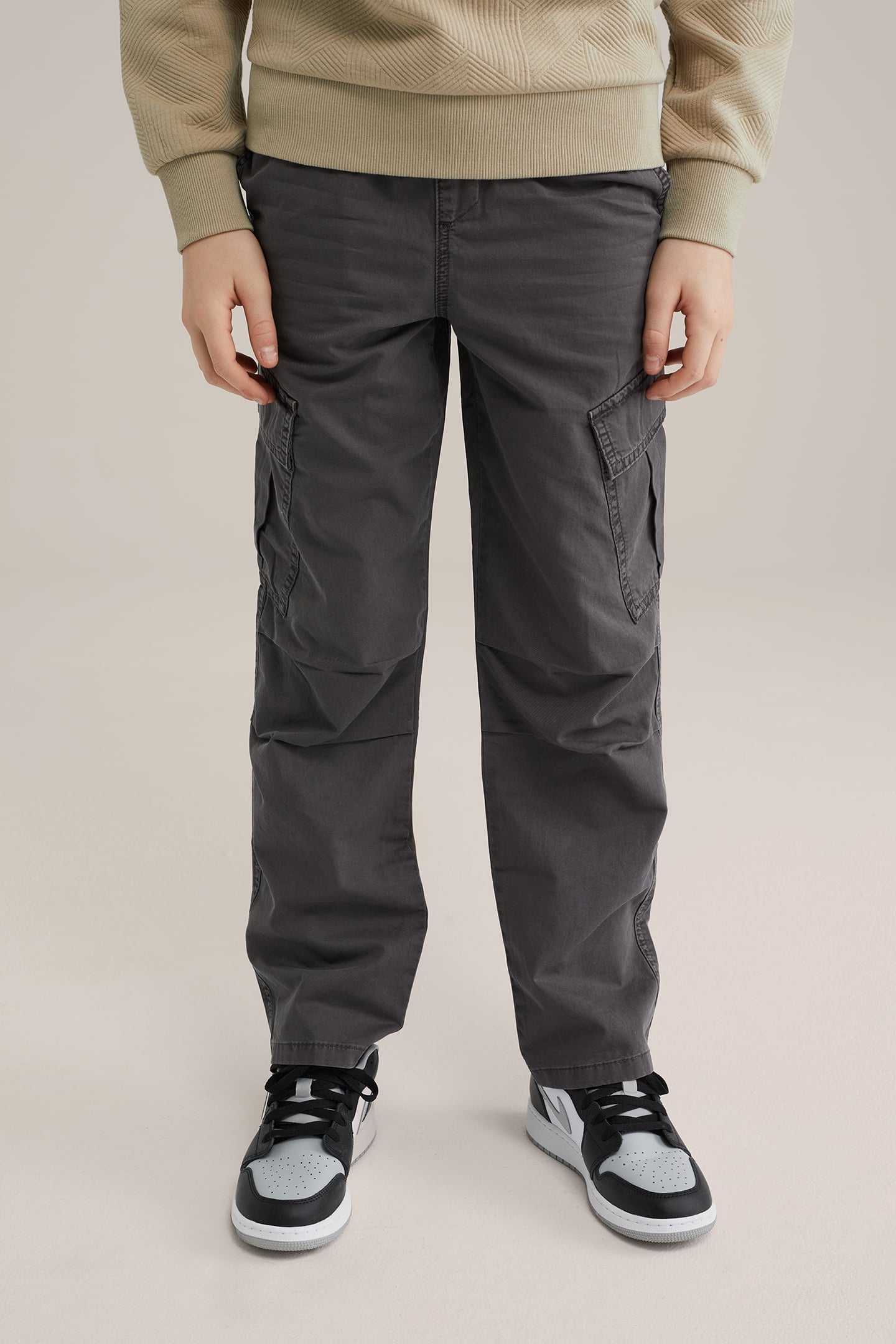 CARGO PANTS BLENDED DARK GREY 1