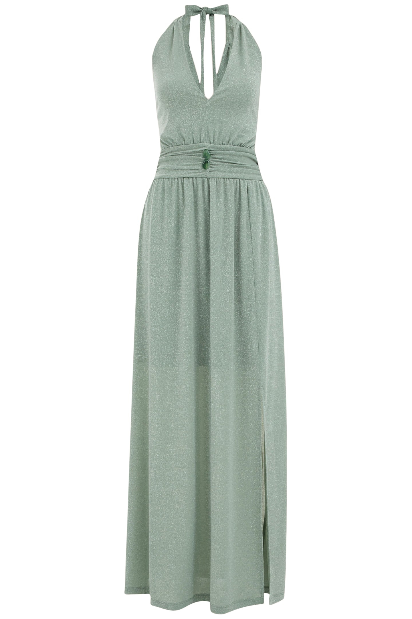 DRESS MAXI LENGTH LIGHT GREEN 3