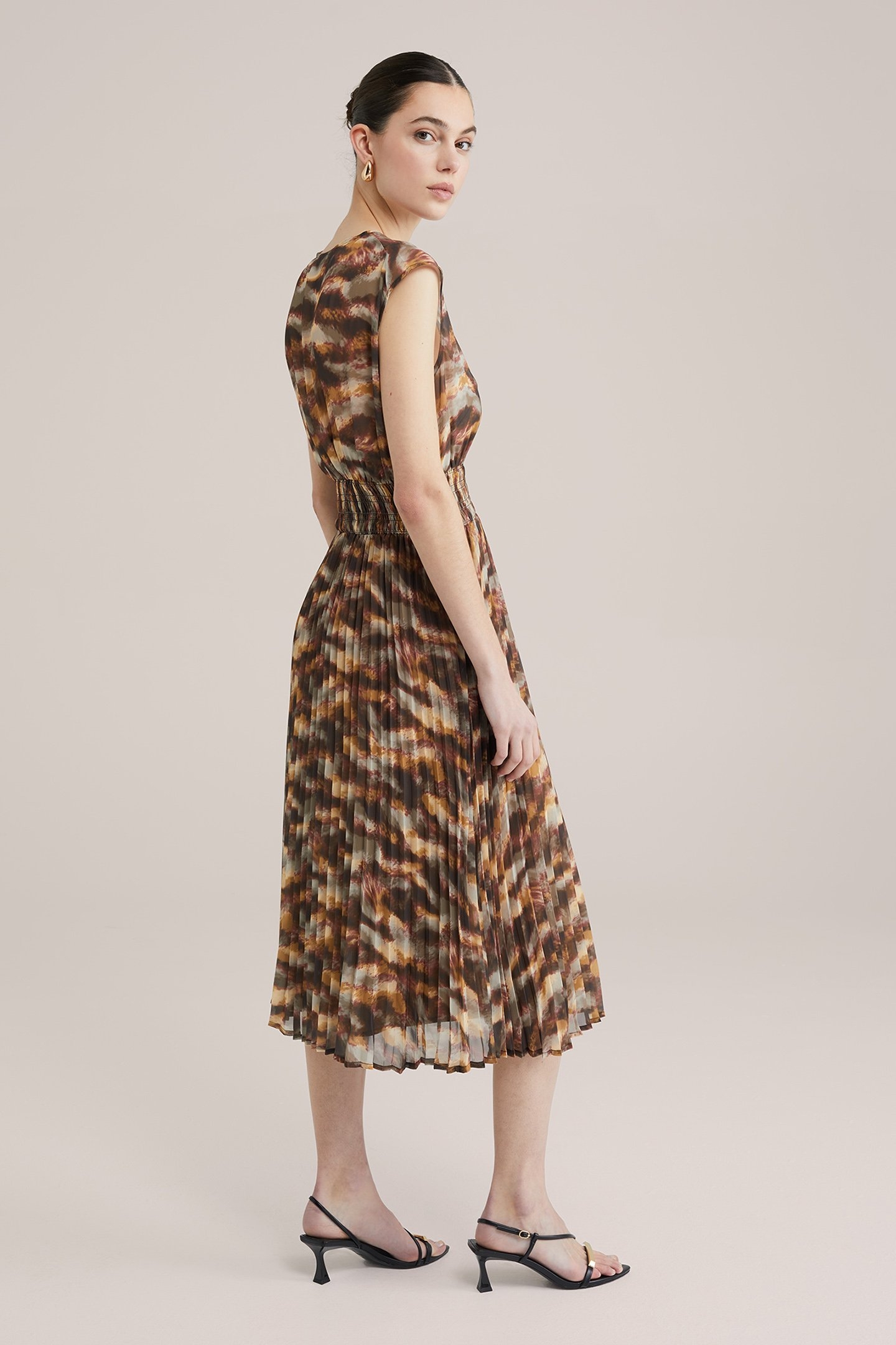 DRESS MID LENGTH MUSTARD YELLOW 2