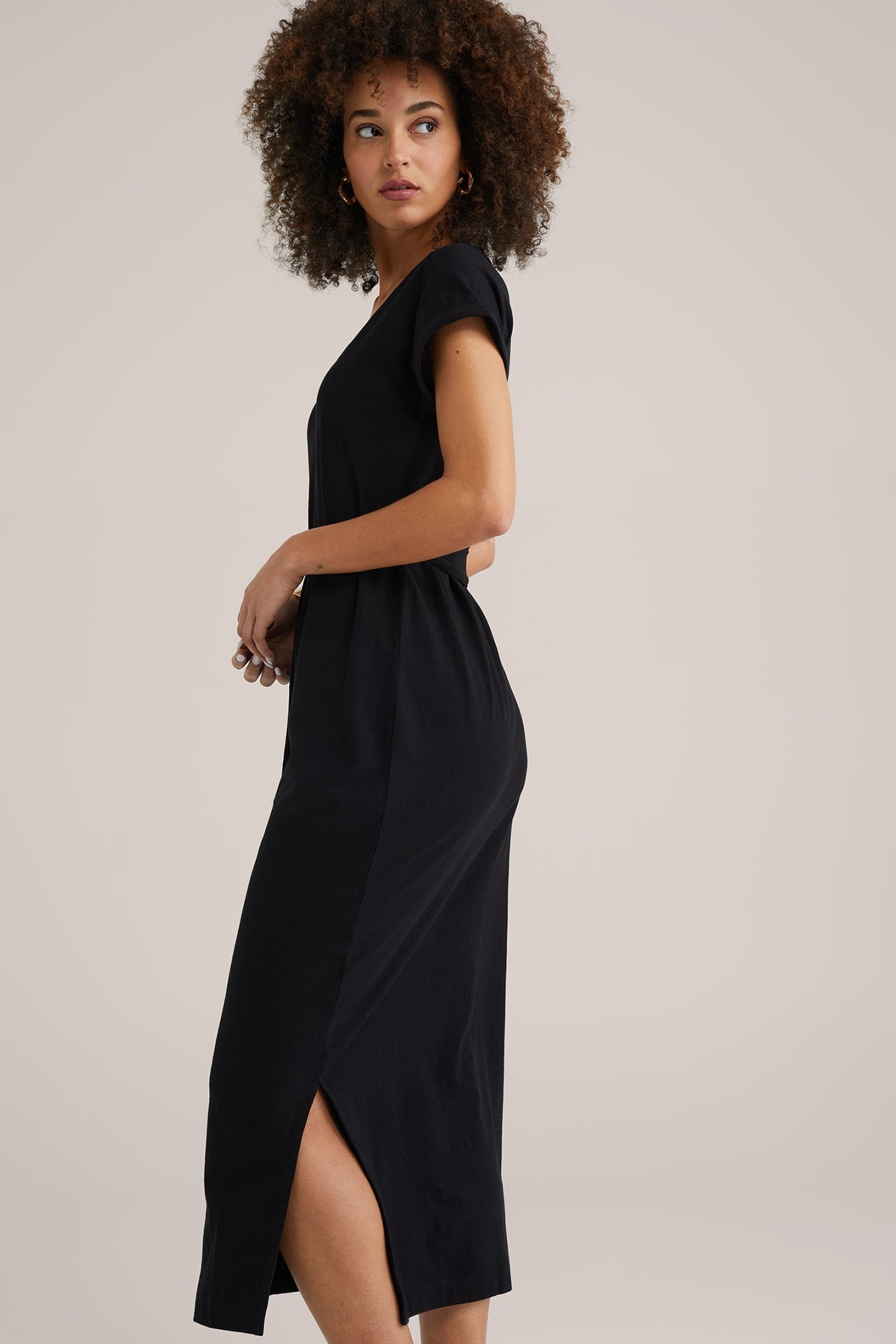 DRESS MAXI LENGTH BLACK 4