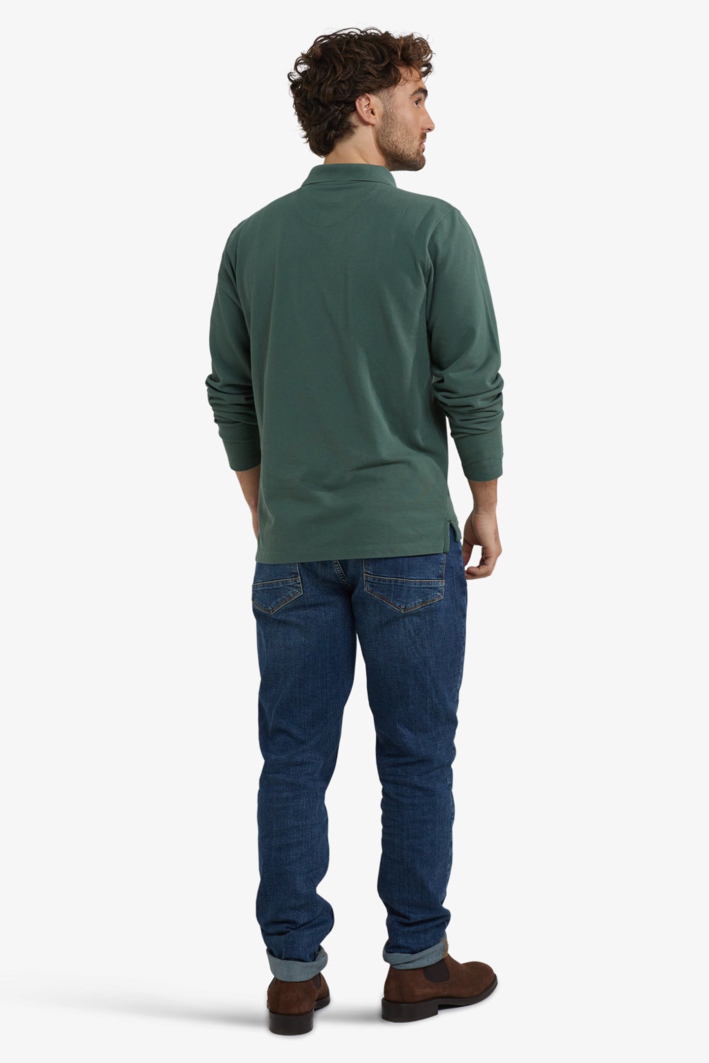 CLASSIC POLO LONG SLEEVES WINTER SAGE 3