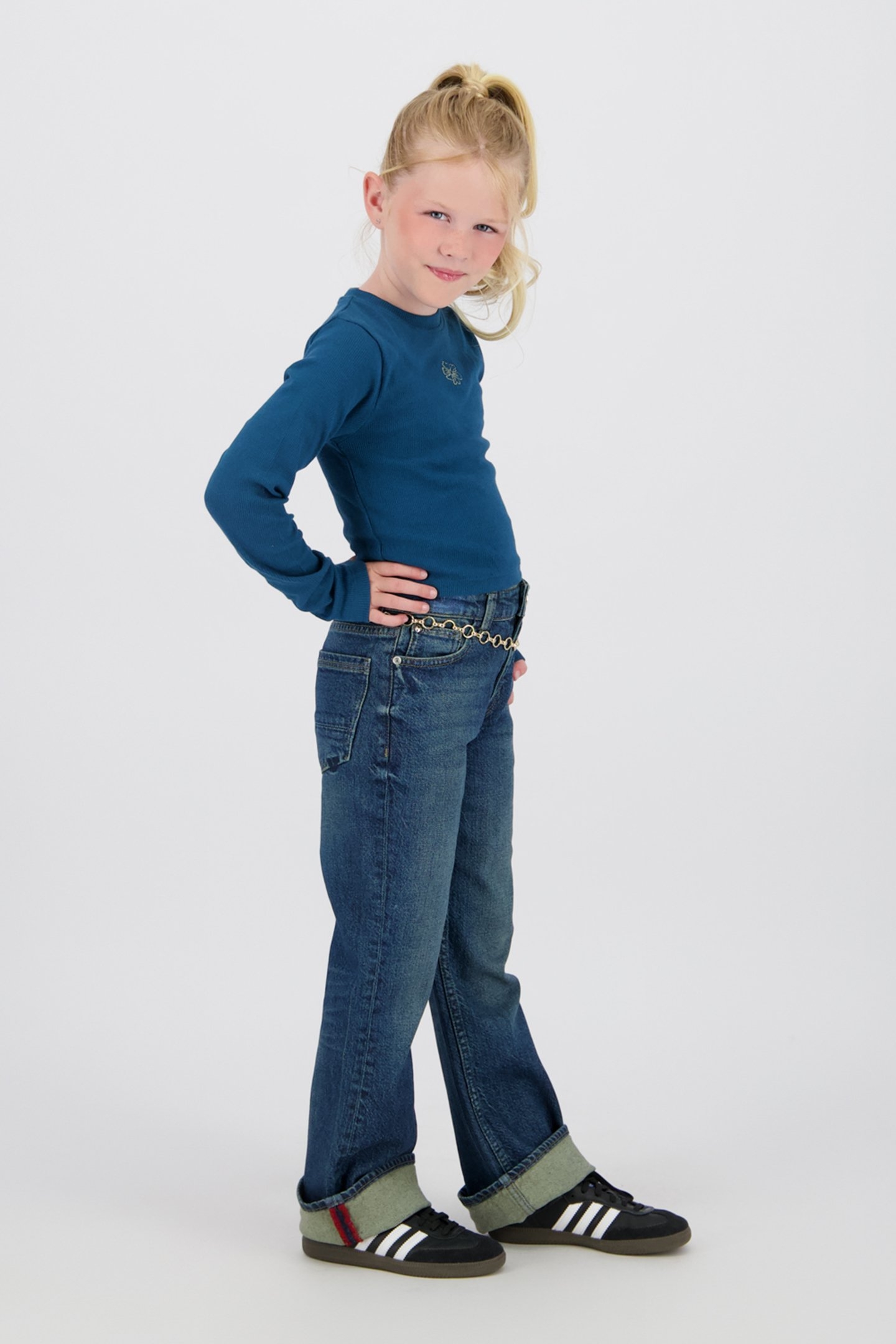 GIRLS CECILE JEANS CRUZIALE BLUE 5