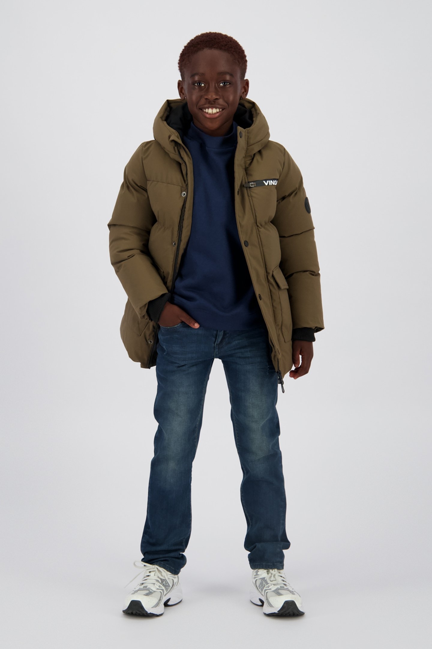 BOYS TANSO JACKET OUTDOOR DARK BROWN 1