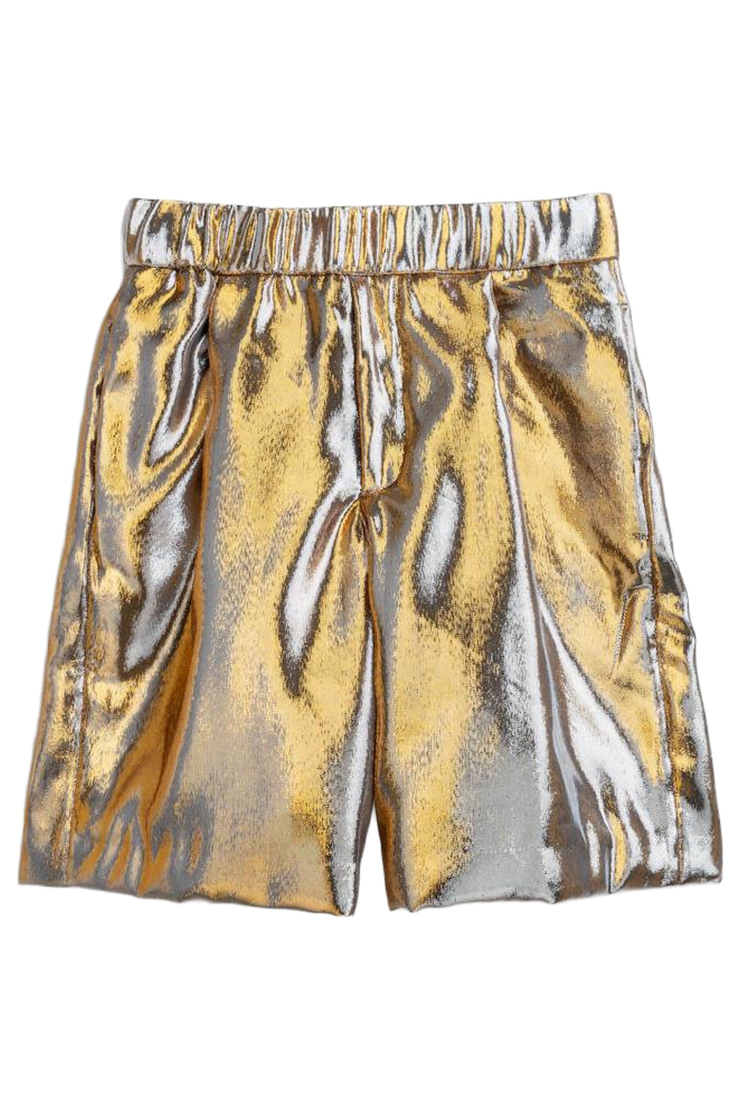 DRIES VAN NOTEN – PLATO BIS 1091 SHORTS GOLD 1