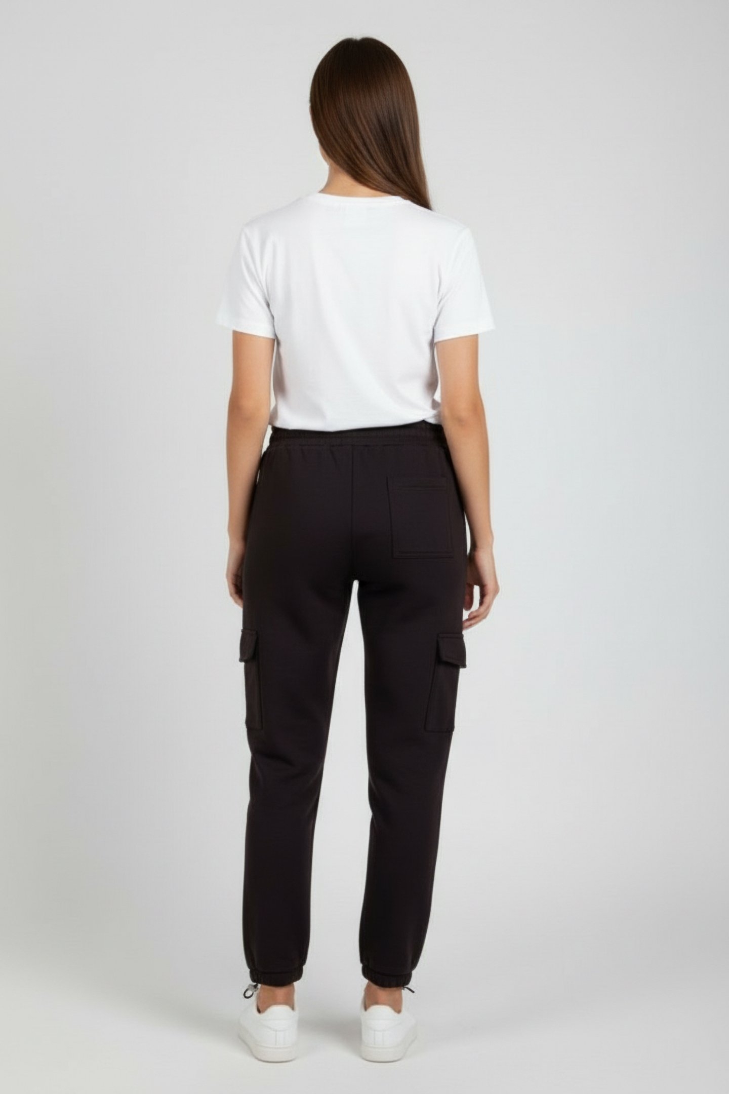 UTILTY CARGO SLOUCHY JOGGER BLACK 4