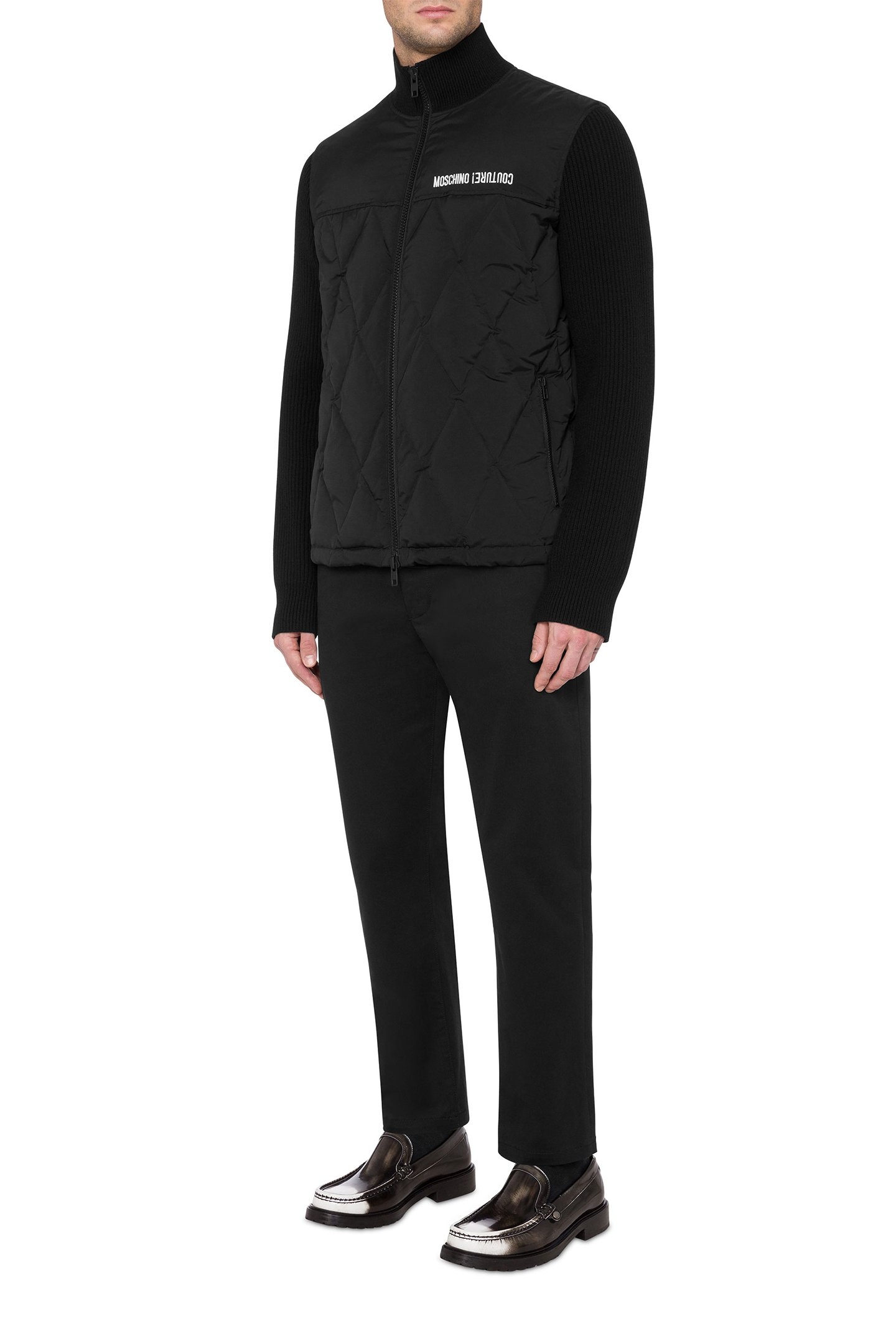 WINDBREAKER MOSCHINO COUTURE! BLACK 1