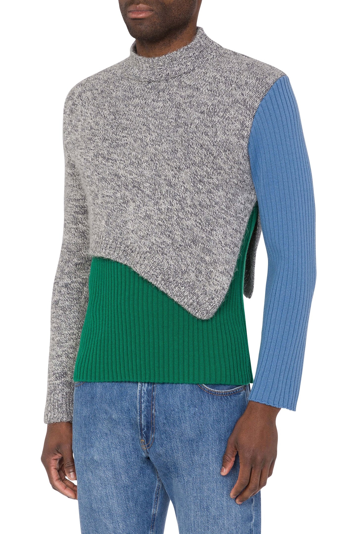 PULLOVER PATCHWORK GREY 1