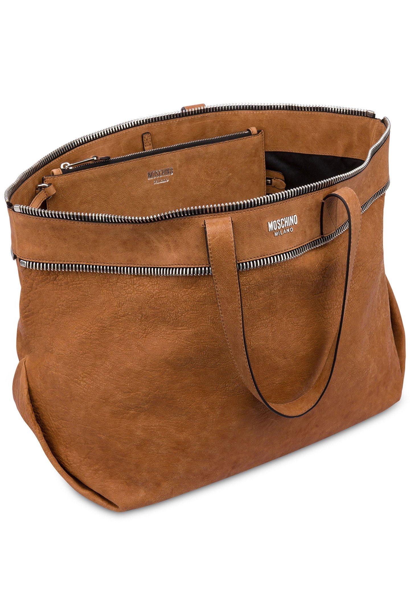 SHOPPER MOSCHINO RIDER BROWN 3