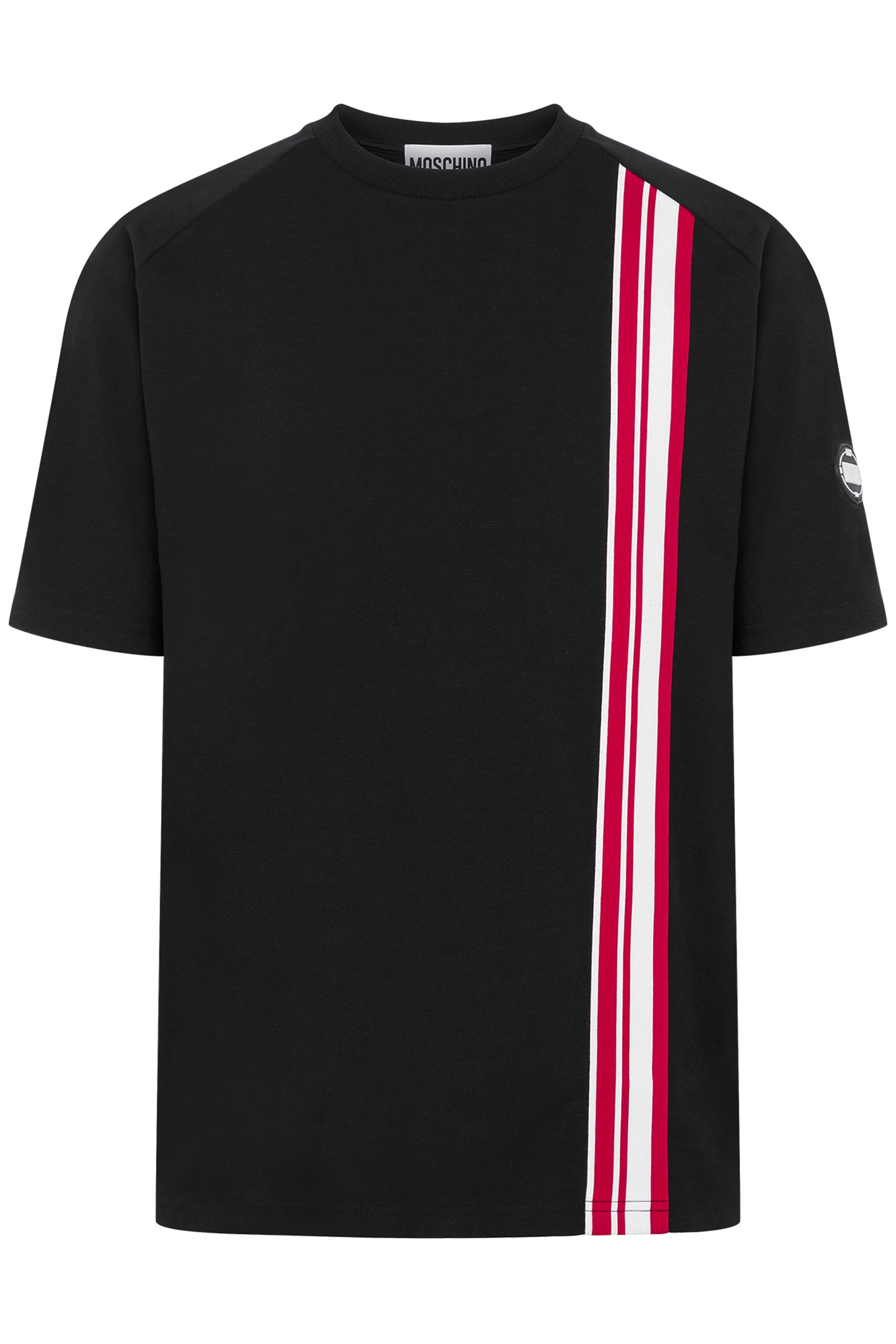 T-SHIRT OVAL PATCH BLACK 3