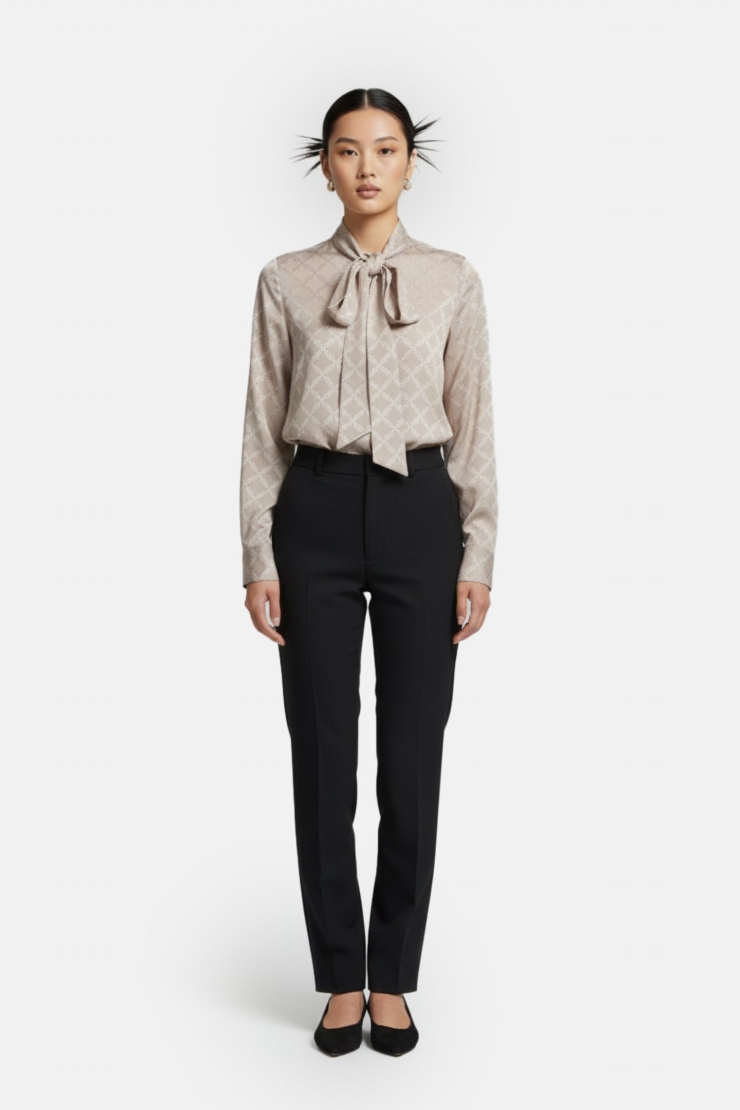 LOGO JCD BOW BLOUSE DUNE 5