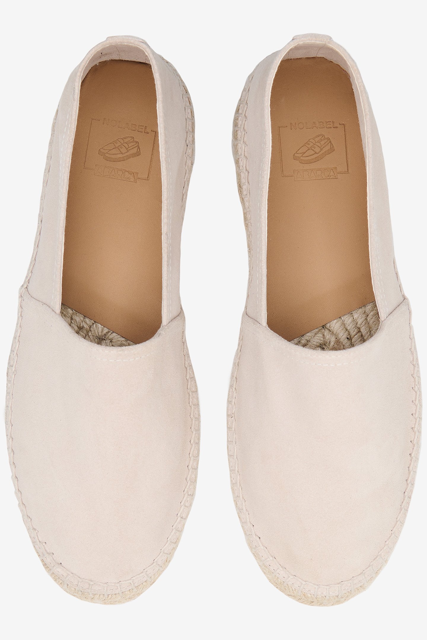 NO LABEL X ABARCA SUEDE CLASSIC ESPADRILLES BEIGE 2