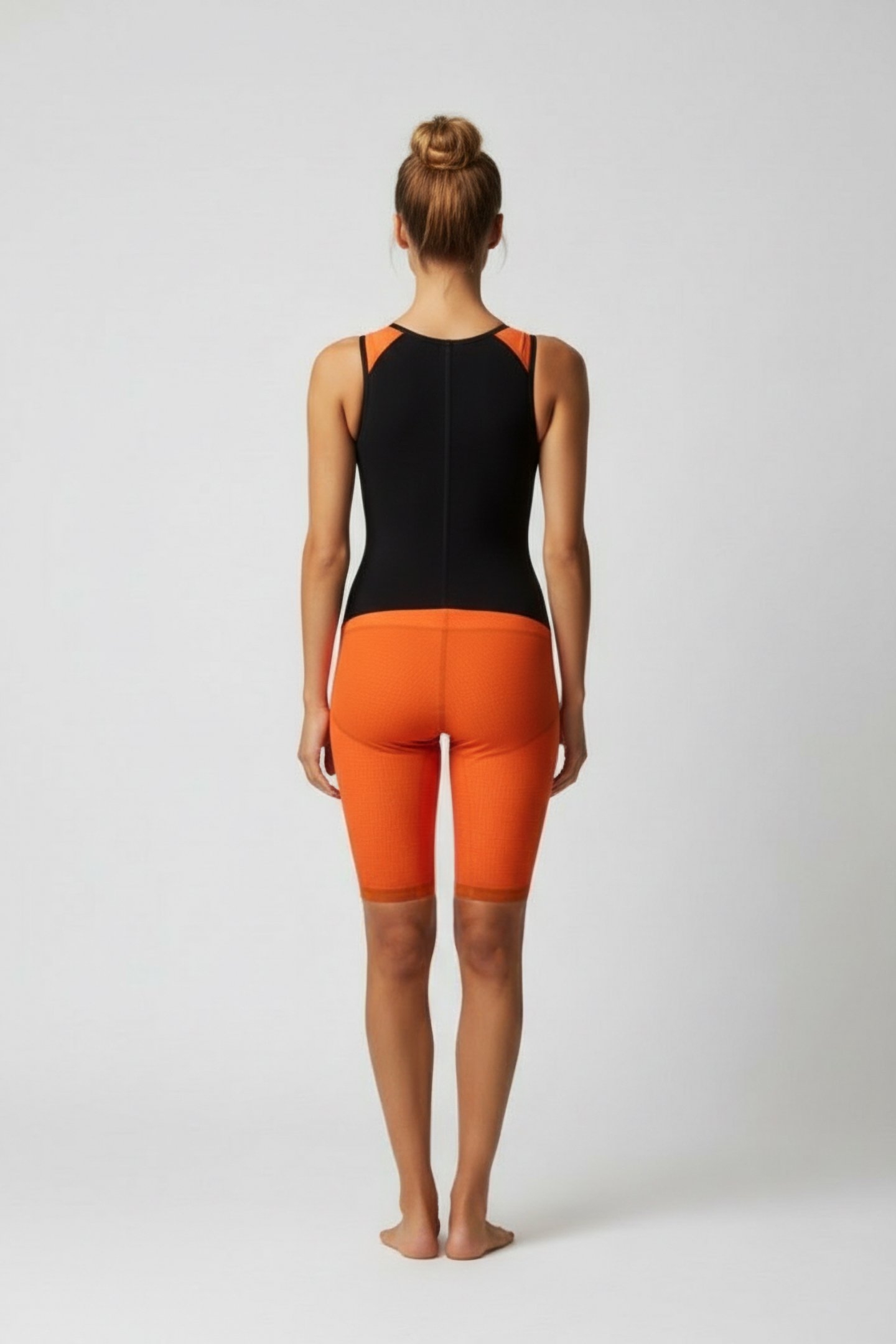 W ZIPPED TRISUIT CARBON PRO FLUO_ORANGE,BLACK 2