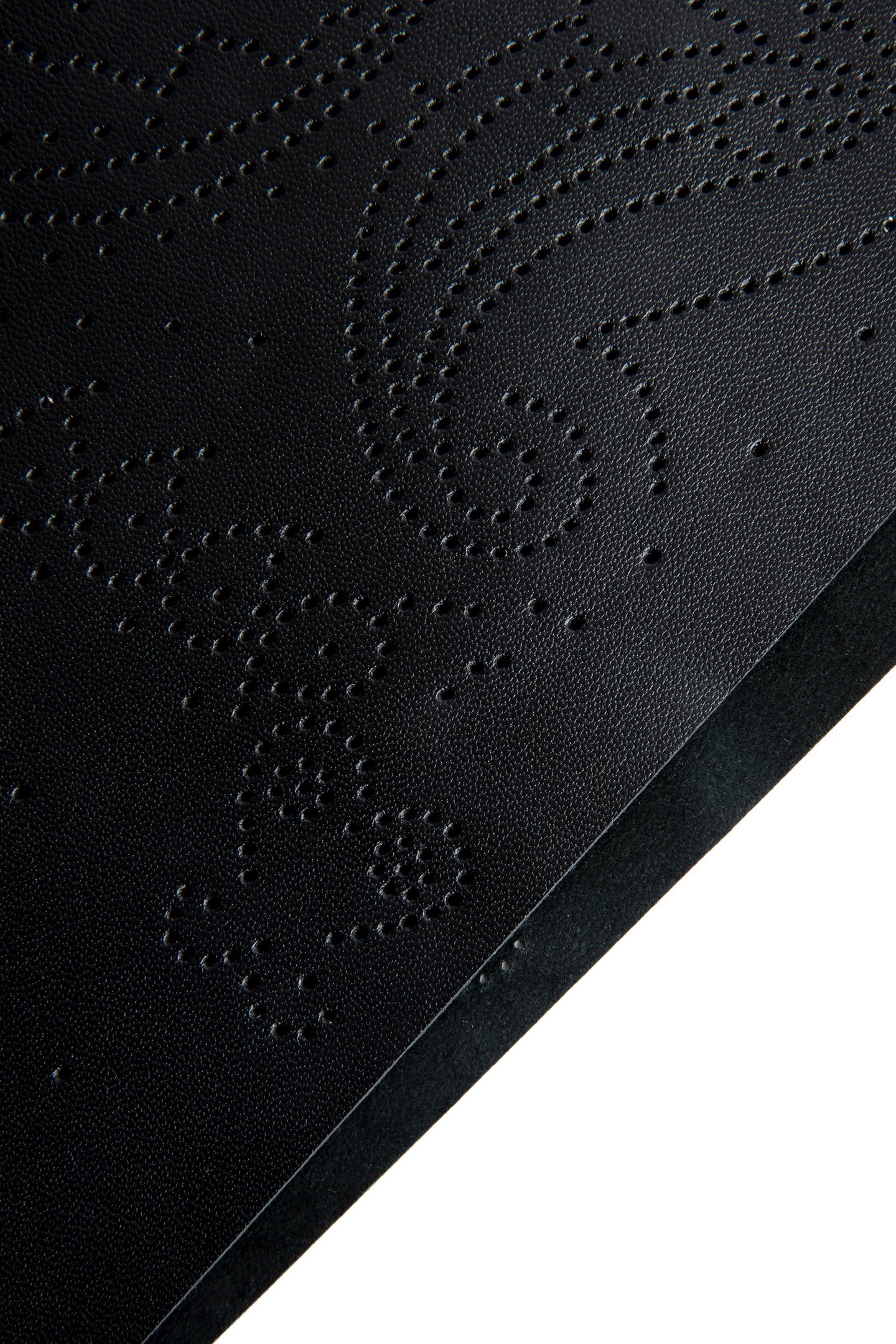 BANDY TRIANGLE LEATHER SCARF NOIR 4