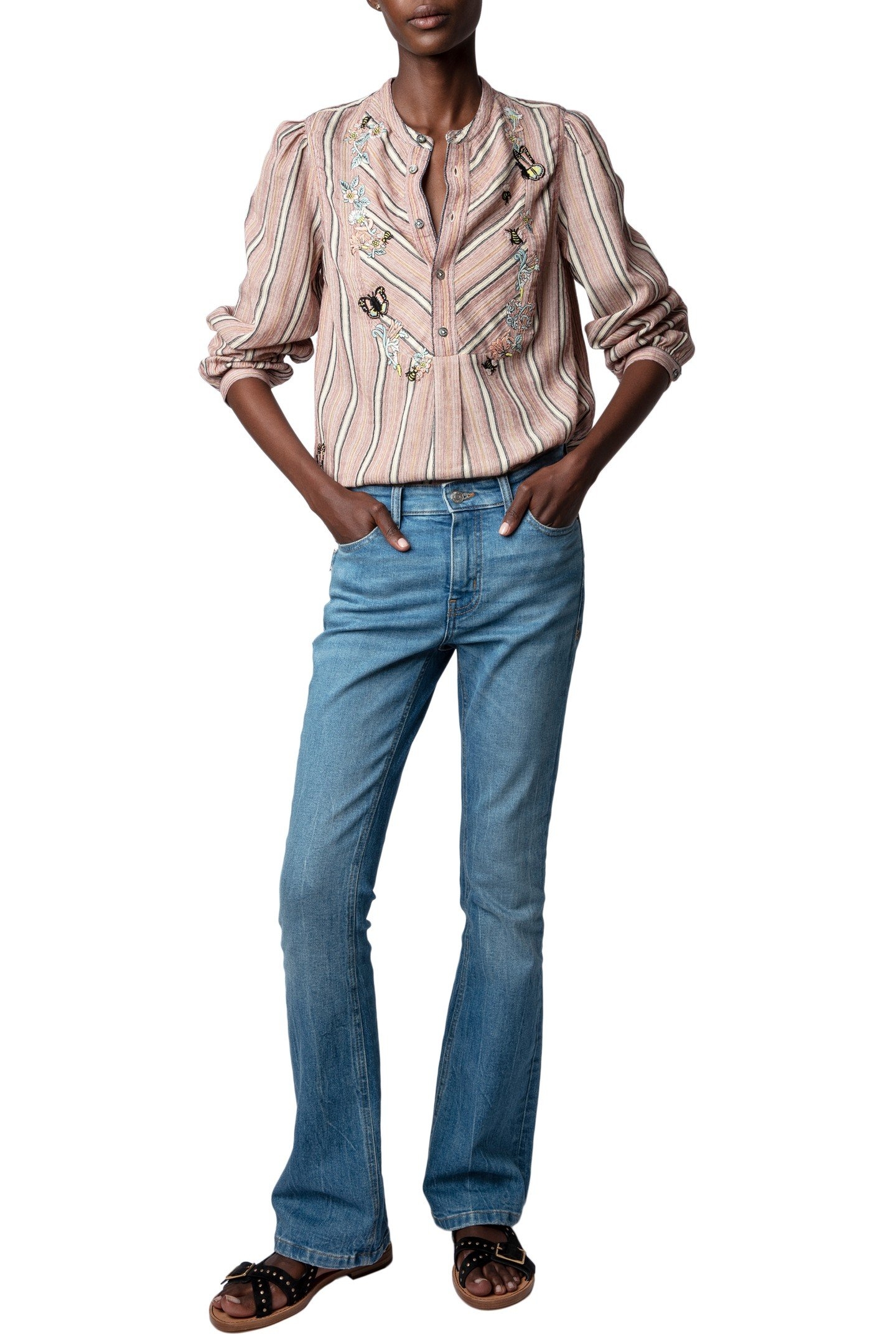 TEDA RAYE STRIPED BLOUSE JAPON 5