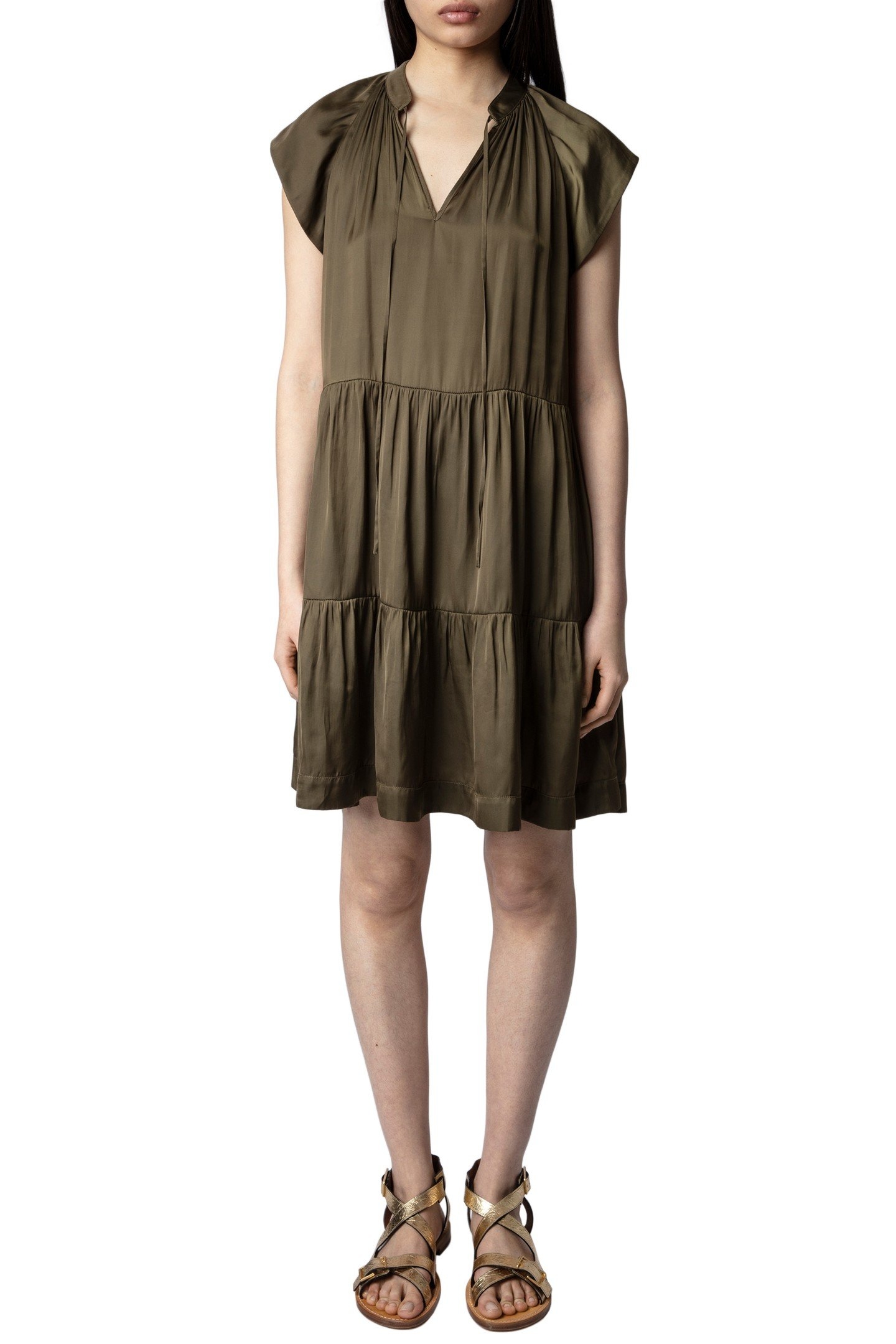 RITO SATIN DRESS LAURIER 1