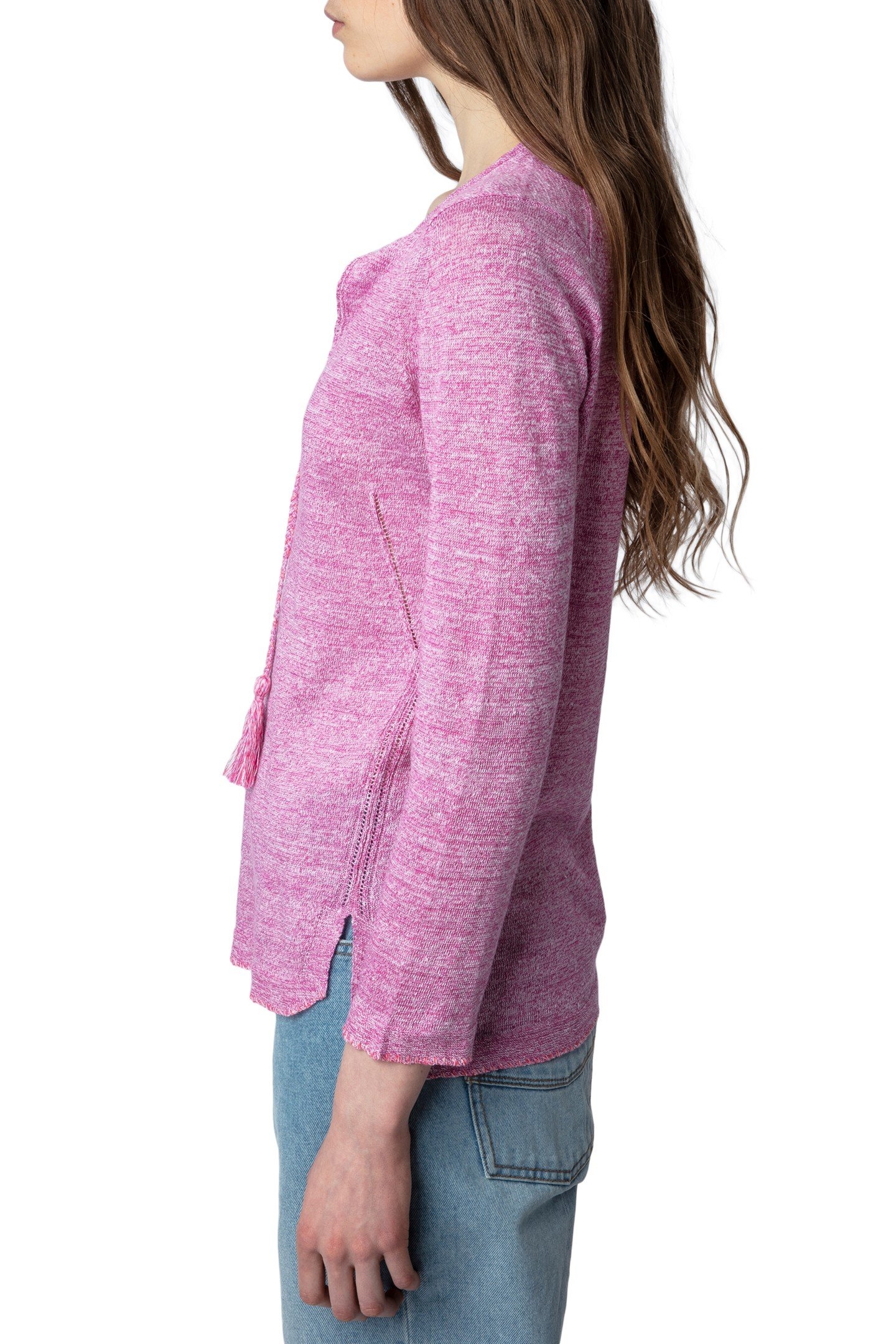 AMBER LINEN PULLOVER ROSE 3