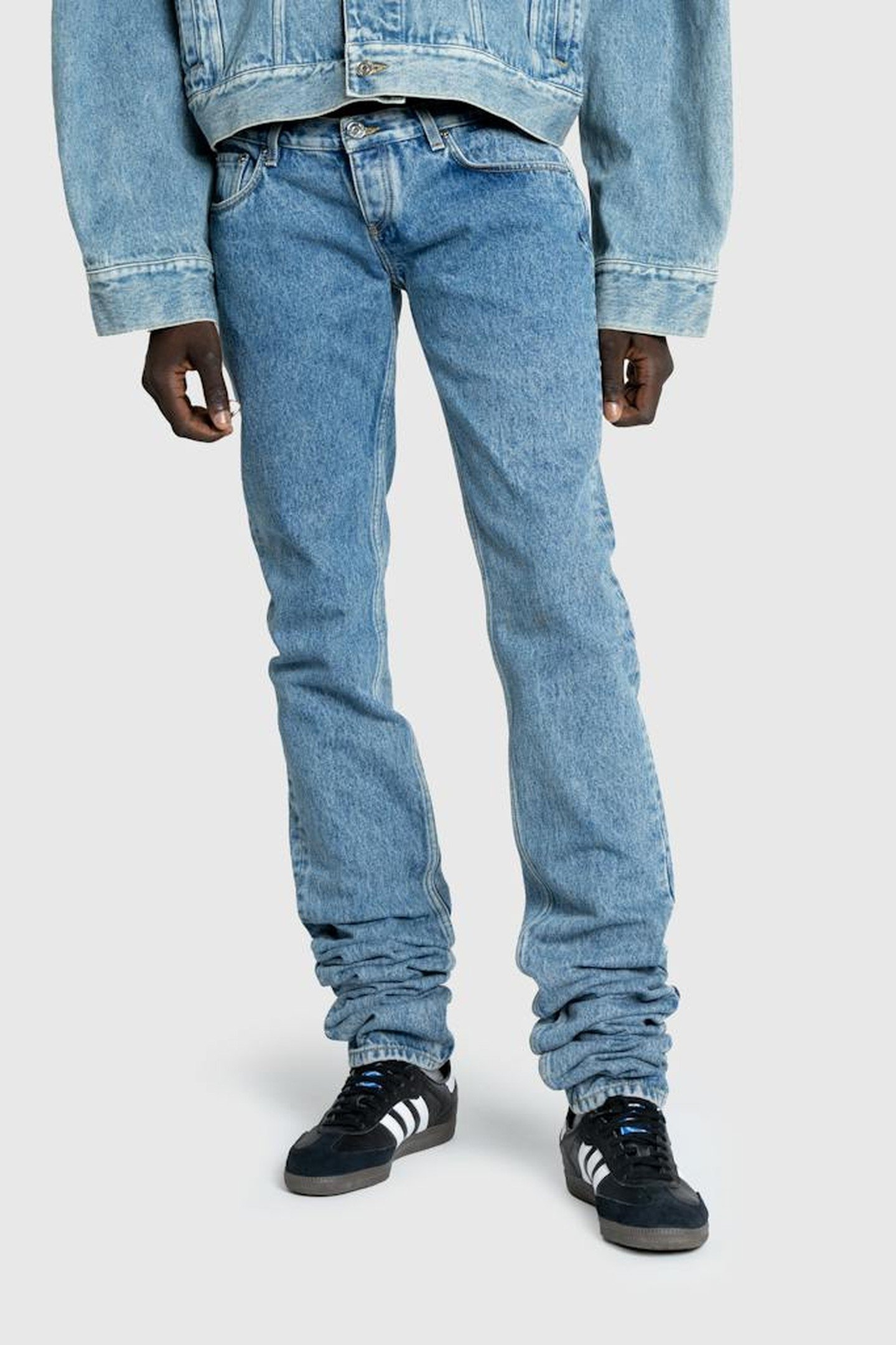 JEAN PAUL GAULTIER X  SHAYNE OLIVER – SKINNY JEAN LIGHT BLUE 1