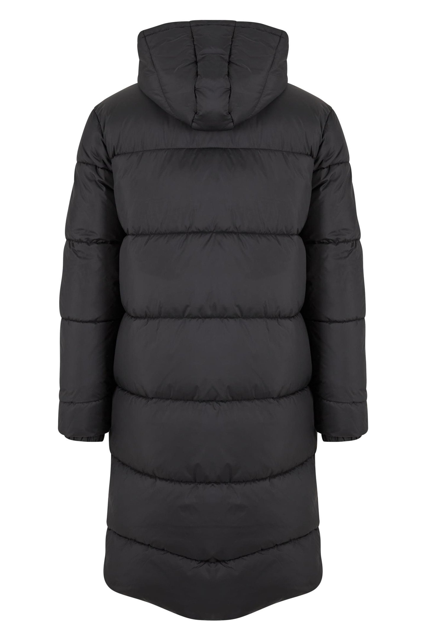 MENS LONG PUFFER COAT BLACK 2