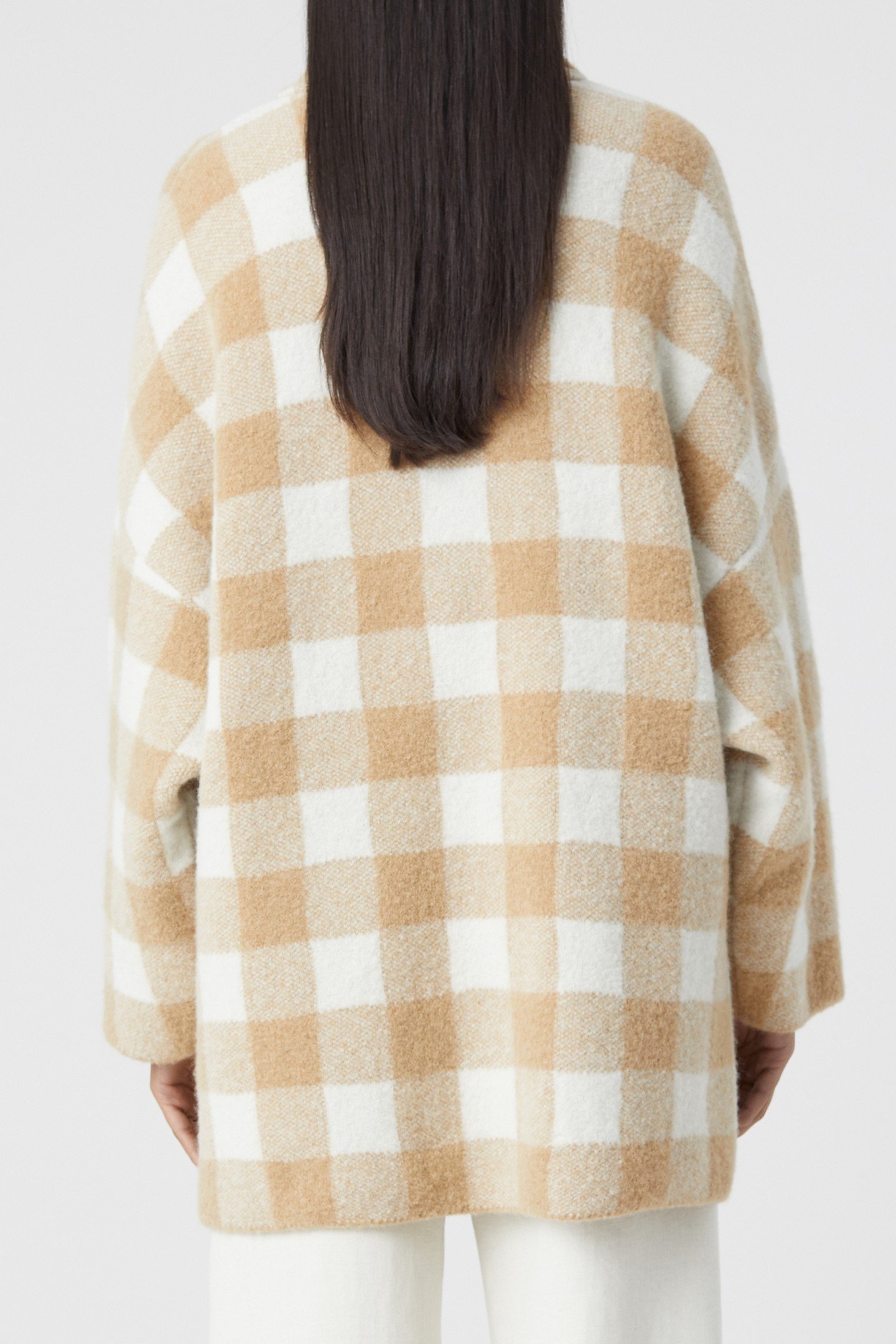 KNITTED SHACKET KNITS CHINO BEIGE 7