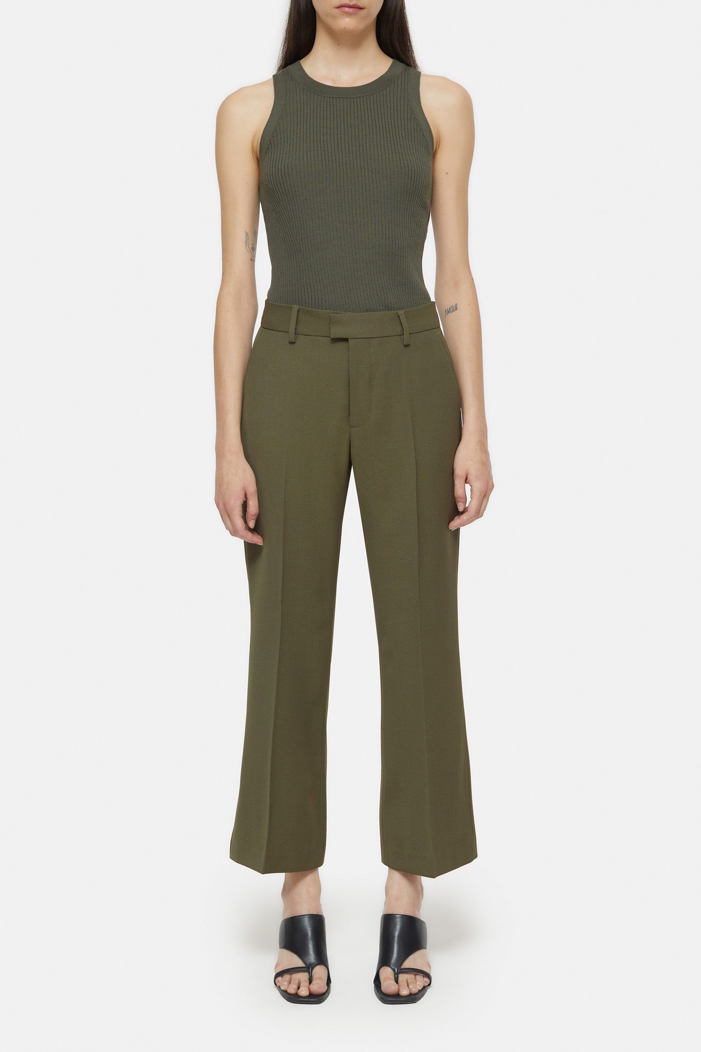 WHARTON PANTS ARMY GREEN 3