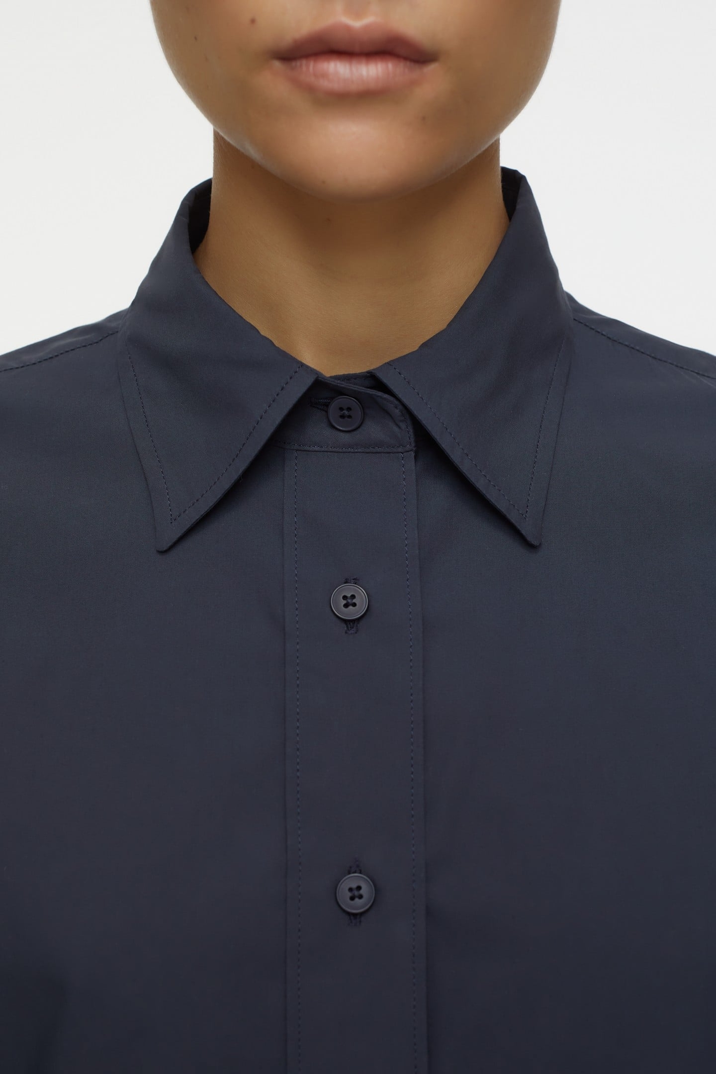STRAIGHT FITTED SHIRT & BLOUSES DARK NIGHT 5