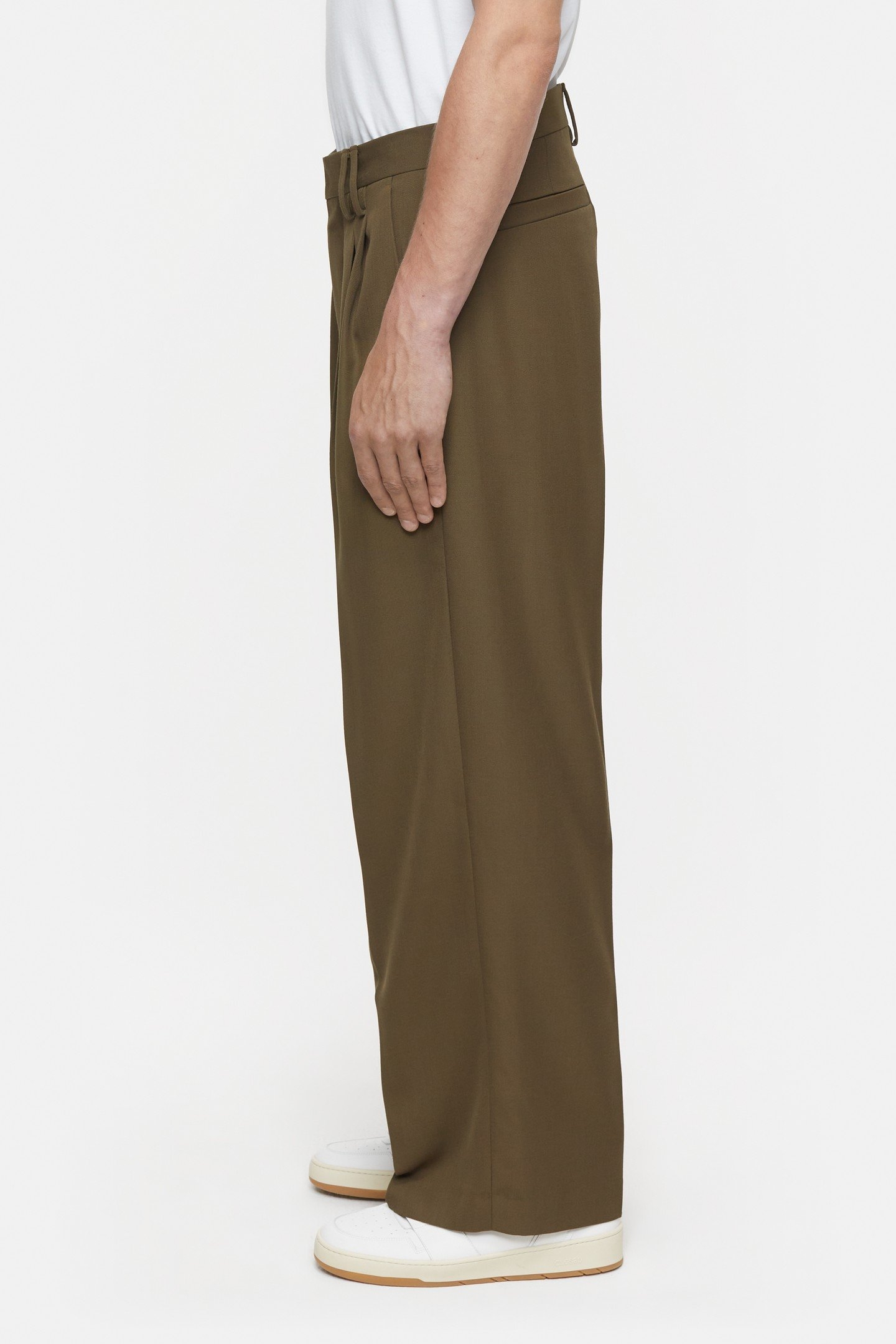 HOBART WIDE PANTS TEAK WOOD 5
