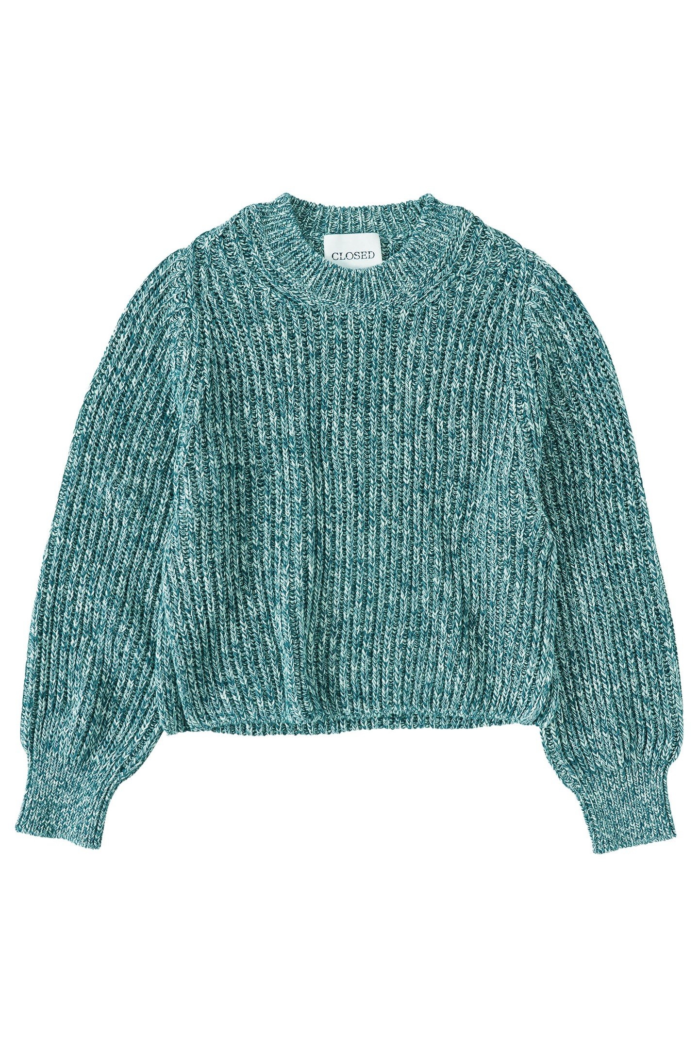 CREW NECK LONG SLEEVE KNITS MIDNIGHT LAKE 3