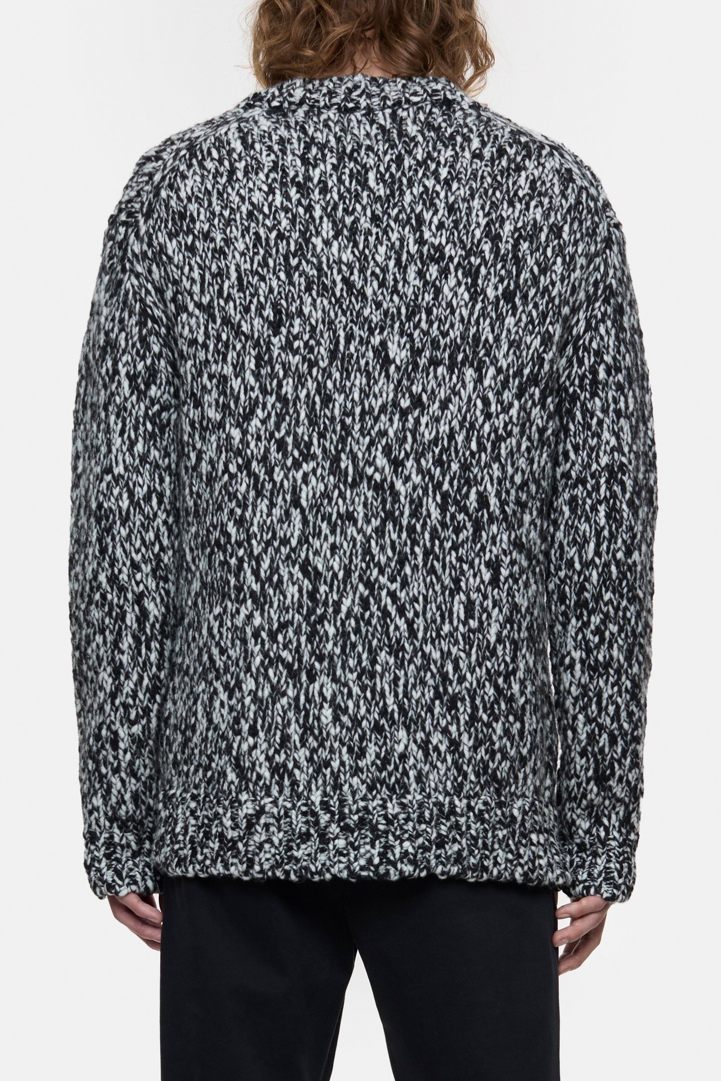 CARDIGAN KNITS BLACK 2
