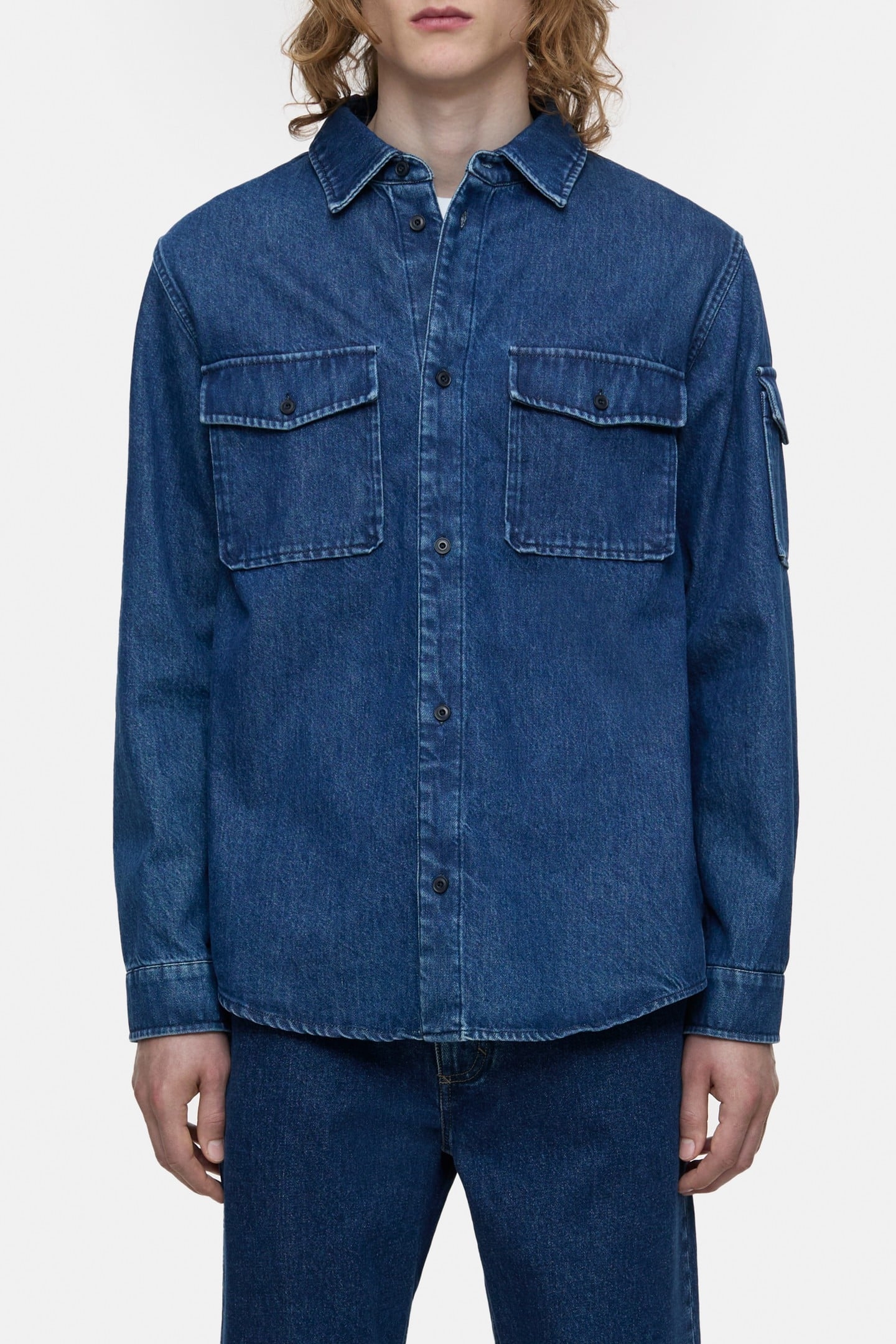 ARMY SHIRT & BLOUSES DARK BLUE 2