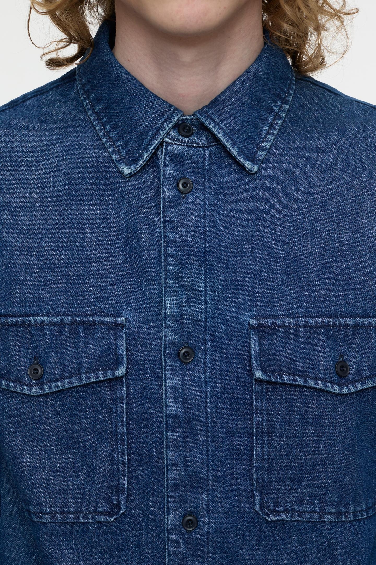 ARMY SHIRT & BLOUSES DARK BLUE 5