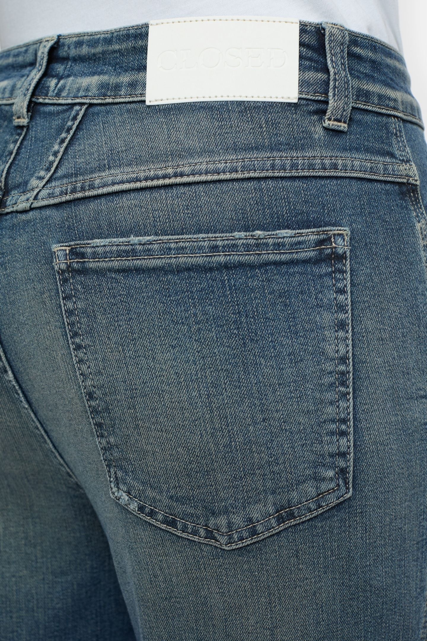 PEDAL PUSHER JEANS MID BLUE 3