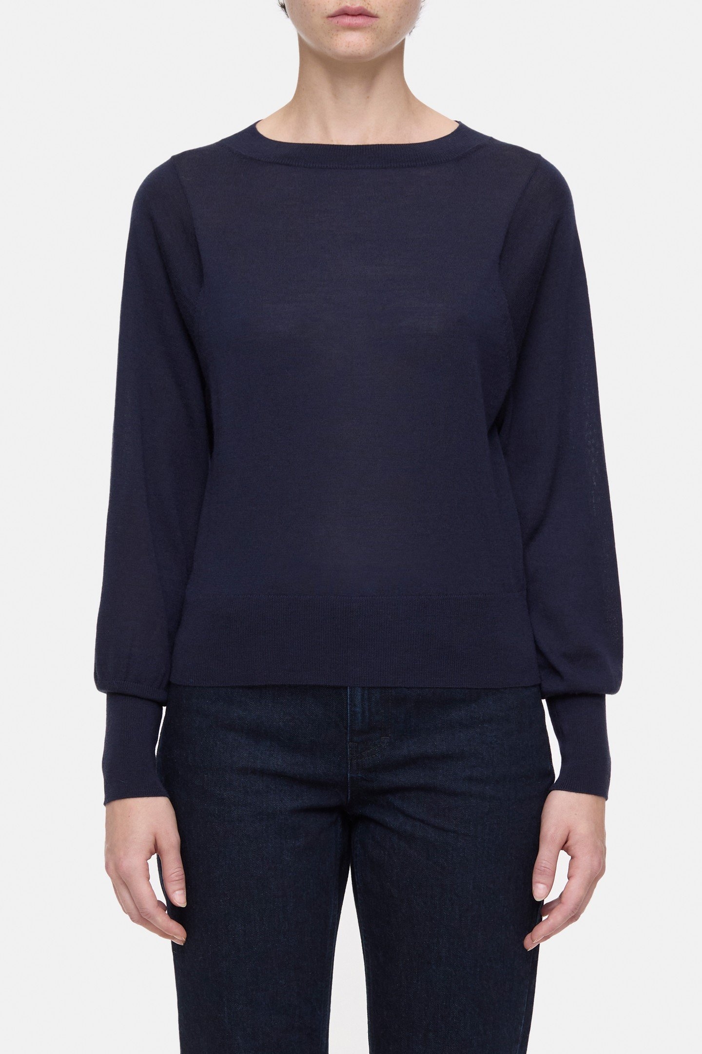 MOCK NECK LONG SLEEVE KNITS DARK NIGHT 1