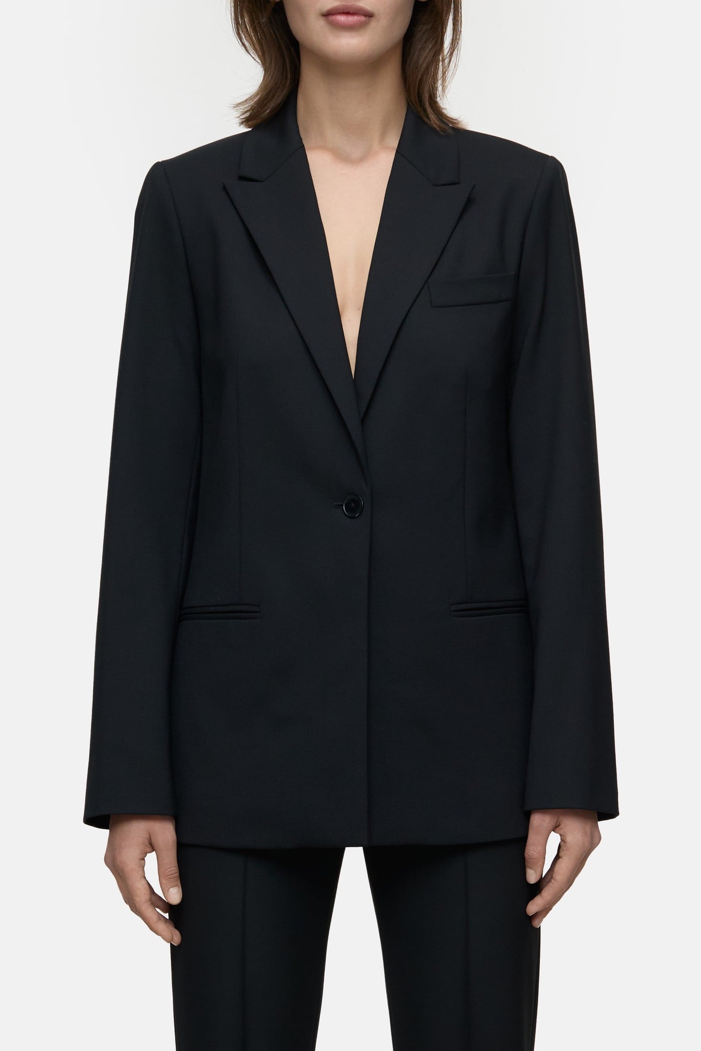 SLIM BLAZER BLACK 1