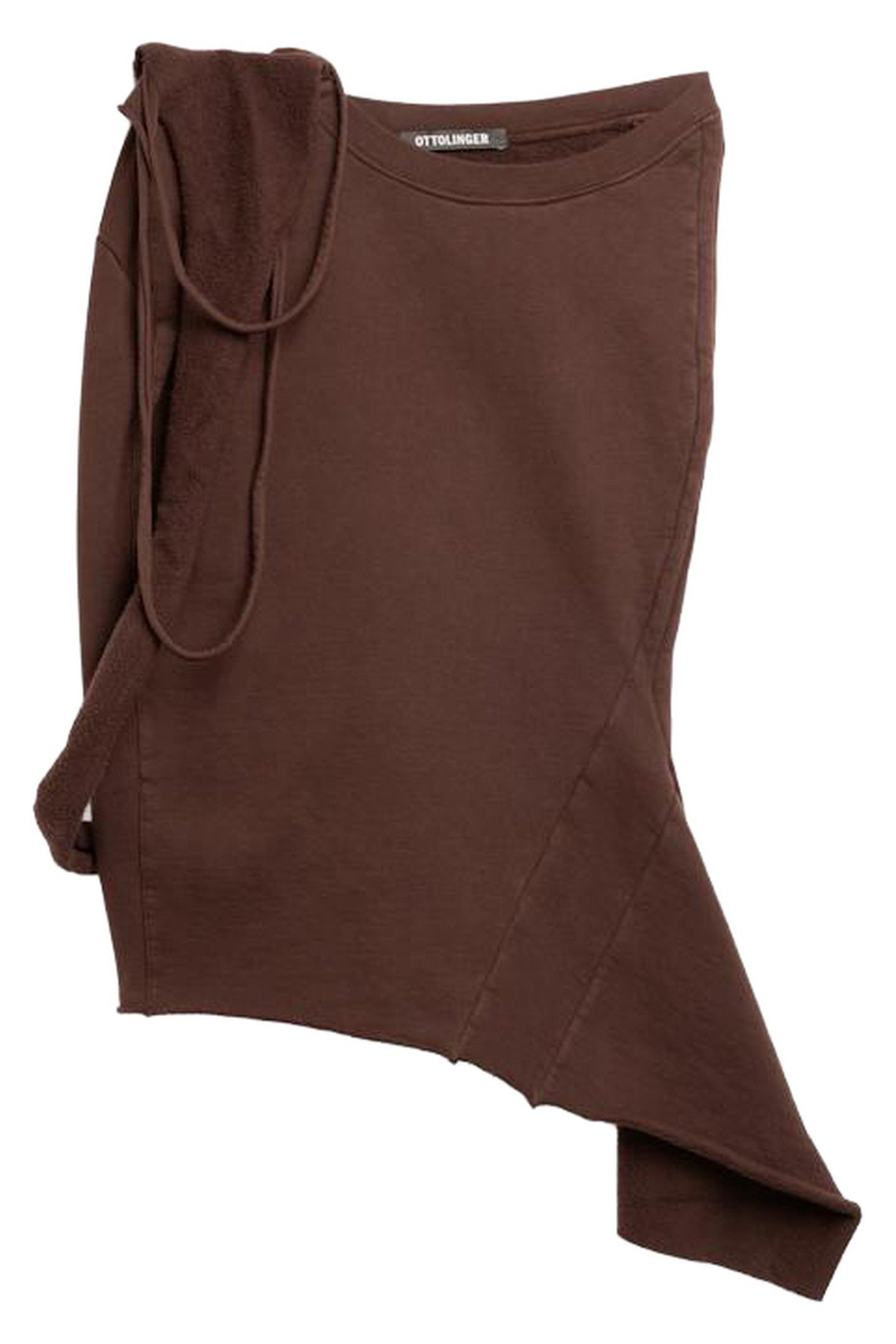 OTTOLINGER – JERSEY PENCIL SKIRT BROWN 1