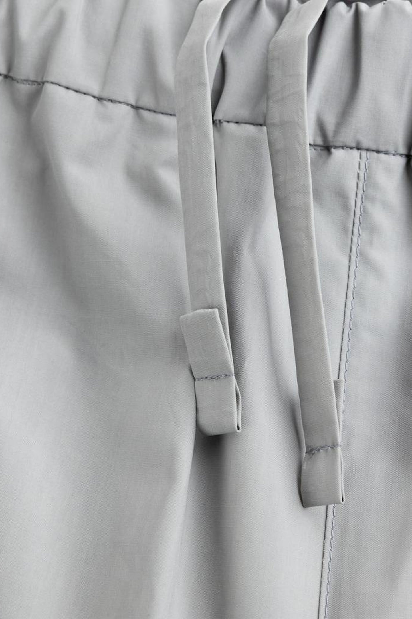 RIER – POPELINE BERMUDA SHORTS GREY 3