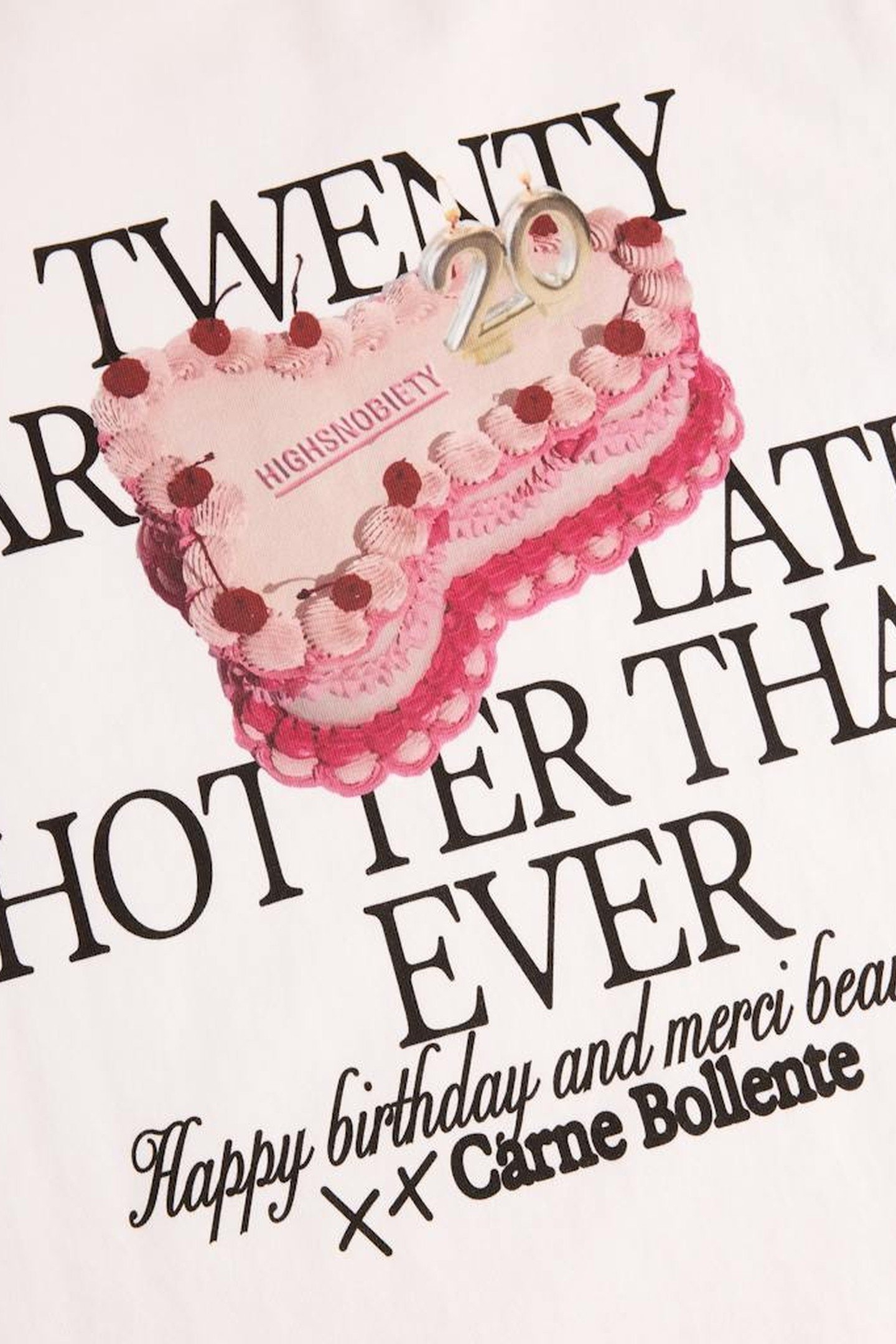 CARNE BOLLENTE X HIGHSNOBIETY – HOTTER THAN EVER TEE 5