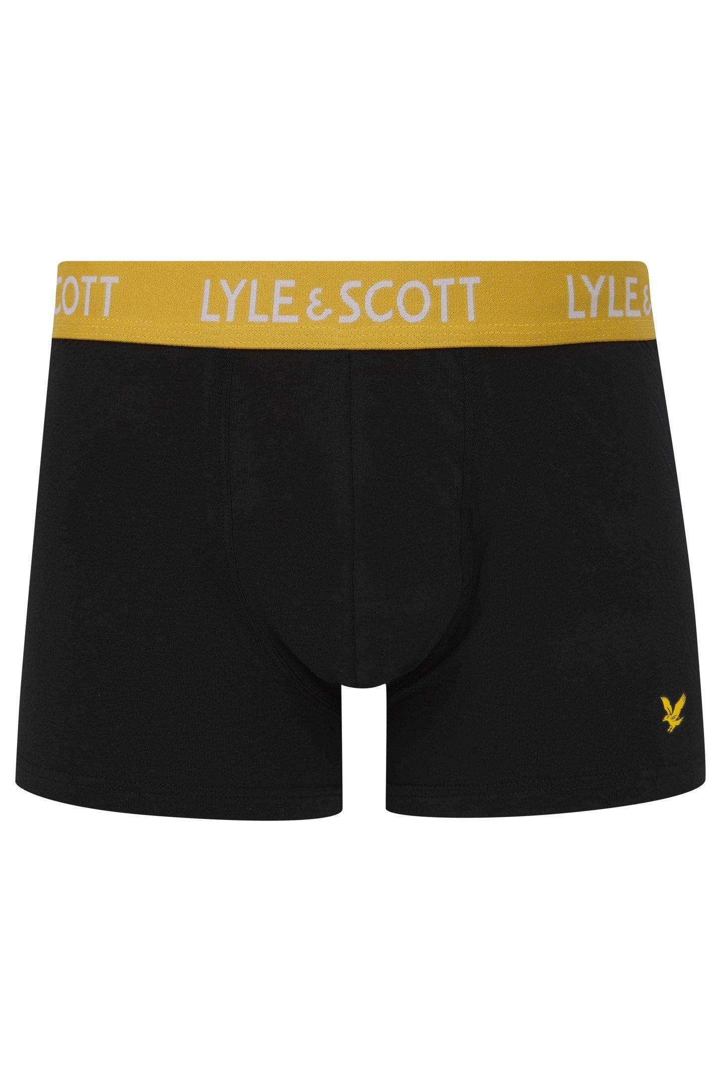 MILLER 5 PACK TRUNKS BLACK MULTI WAISTBANDS 6