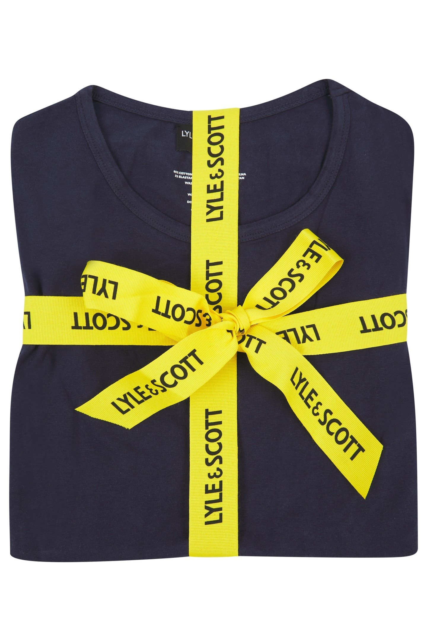 KYLE SHORT SLEEVE TEE AND WOVEN SHORT SLEEP SET PEACOAT/RUNY 6