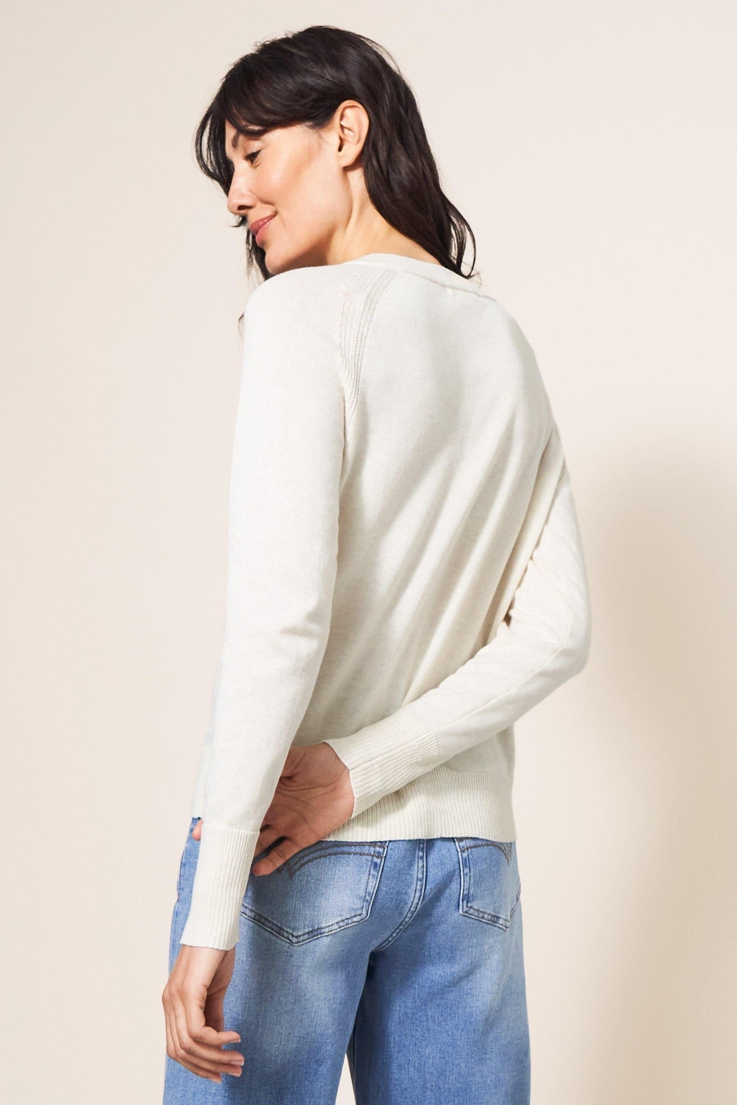 LULU CARDI PALE IVORY 2